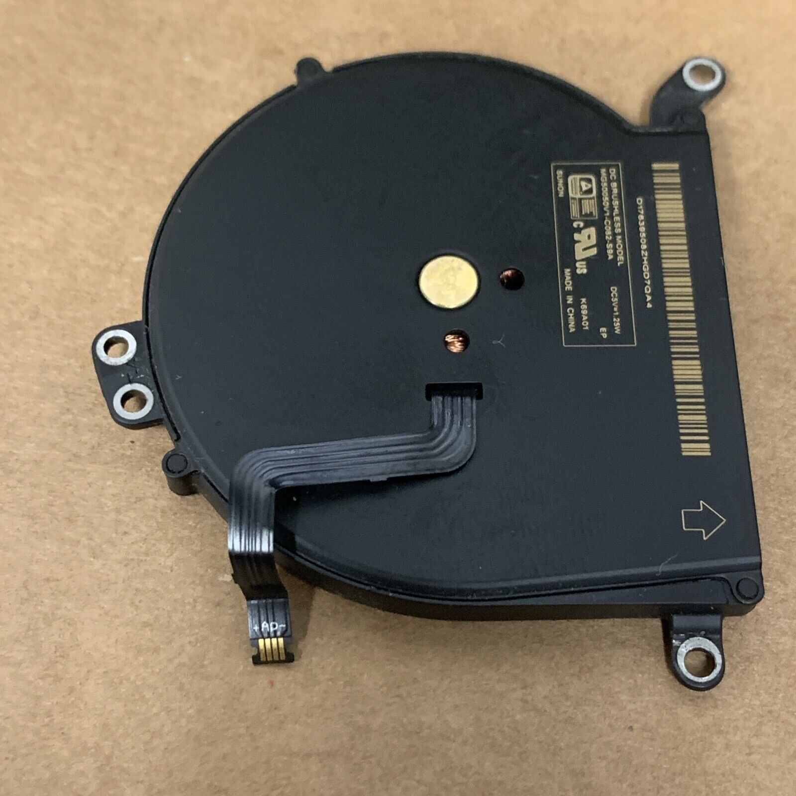 APPLE MACBOOK AIR A1466 EMC 2925 13" LAPTOP THERMAL CPU COOLING FAN 922-9643