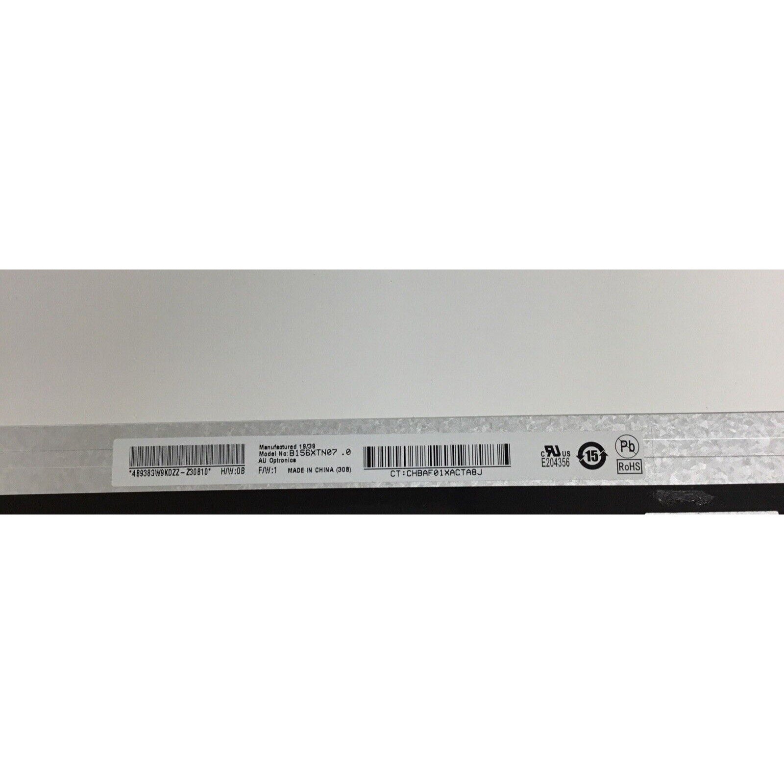 15.6" LCD SCREEN DISPLAY B156XTN07.0