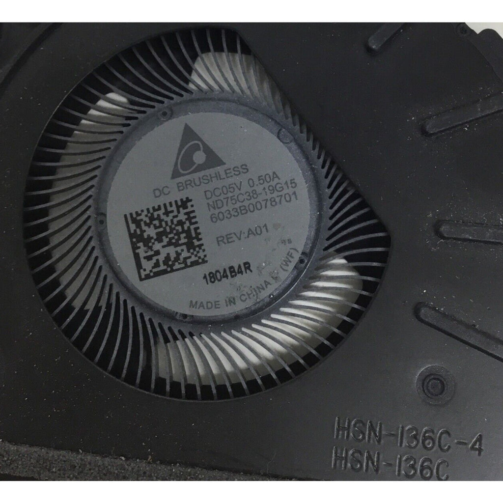 HP EliteBook 840 G7 14" Genuine Laptop CPU Cooling Fan 6033B0078701