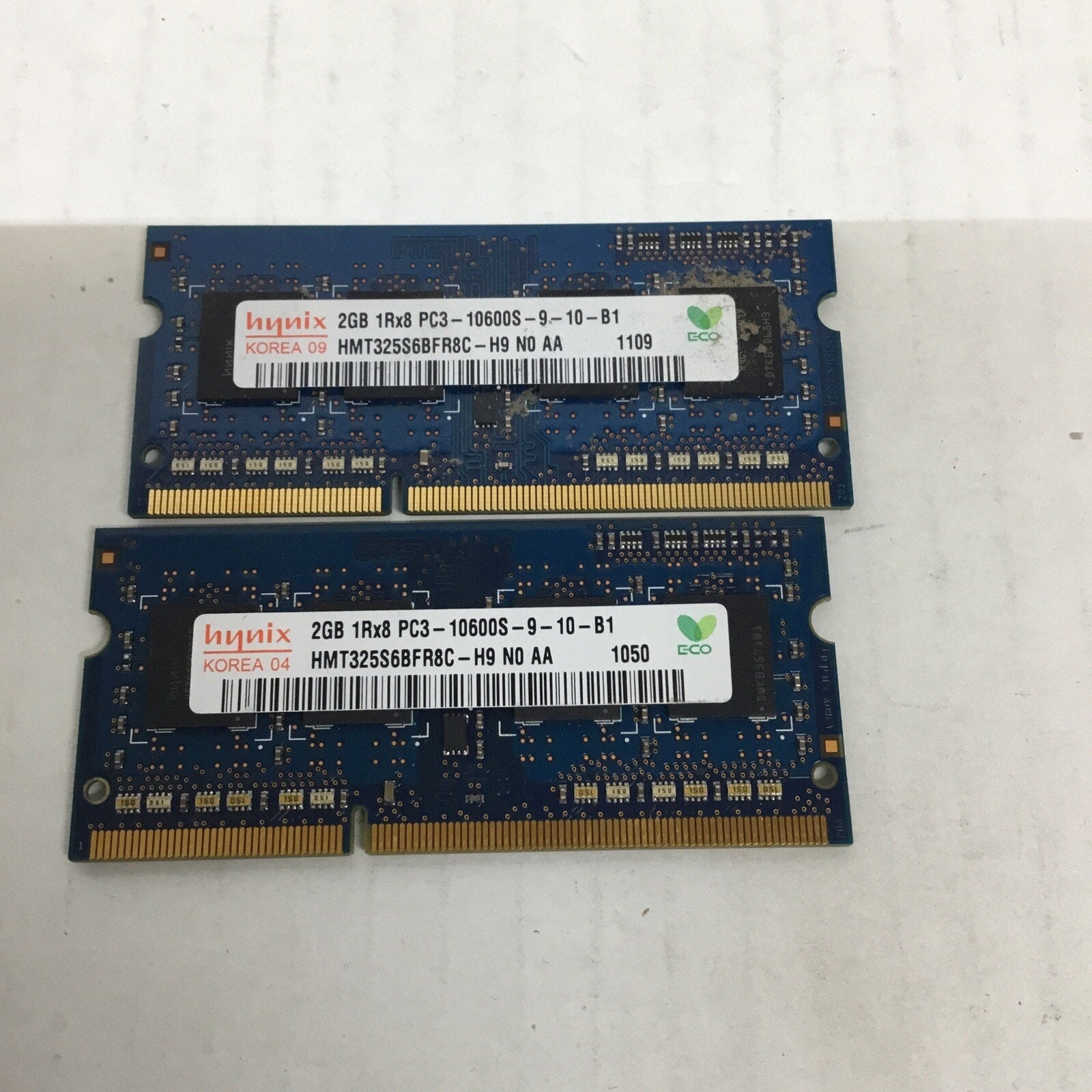 Hynix 2GB 1Rx8 PC3-10600S DDR3-1333MHz Memory RAM HMT325S6BFR8C-H9 TESTED GOOD