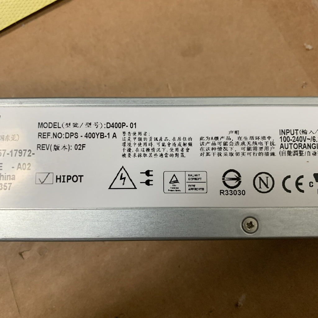 Dell 0CX357 D400P-01 Server Power Supply 400W PowerEdge