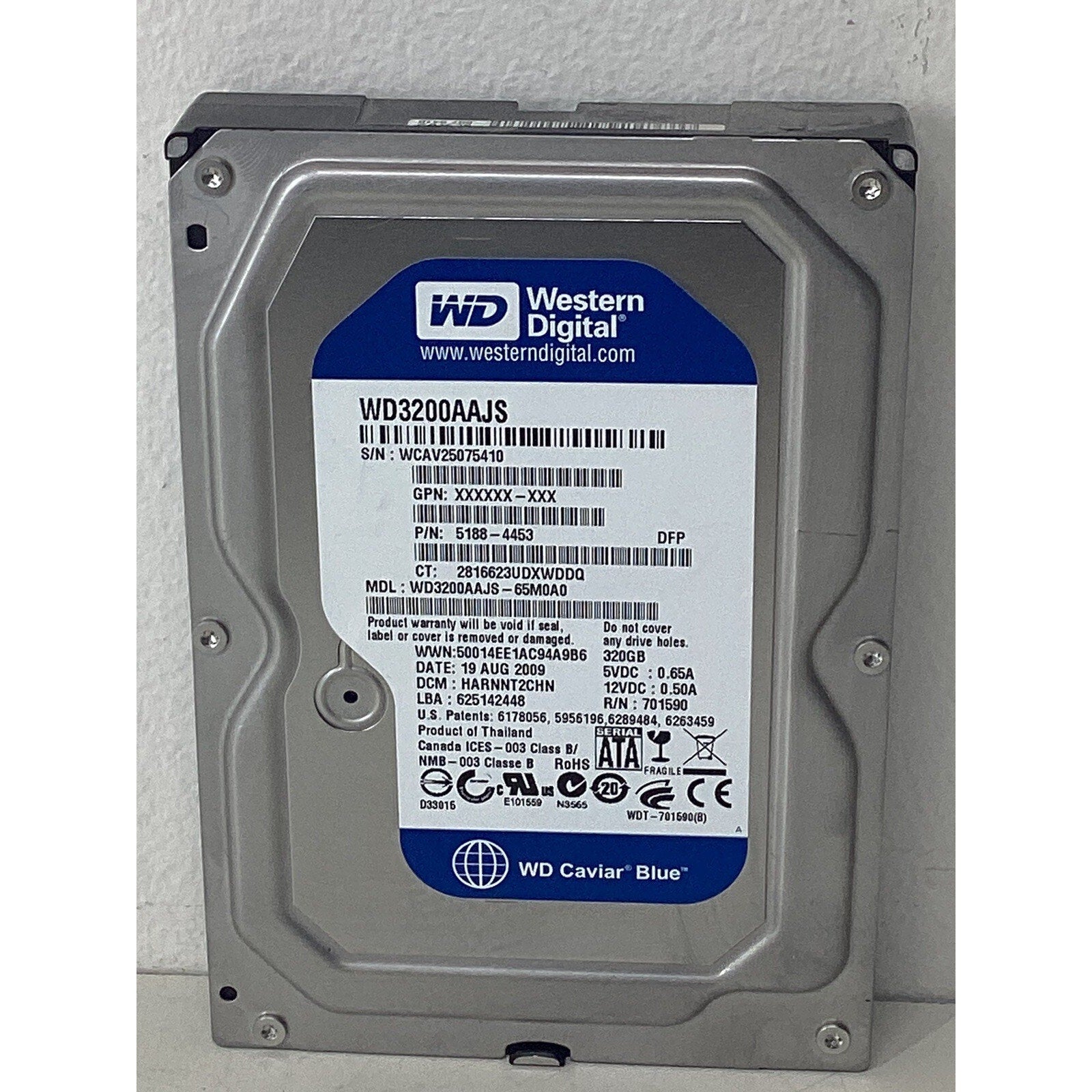 Western Digital Caviar Blue WD3200AAKS 320 GB SATA II 3.5" Hard Drive