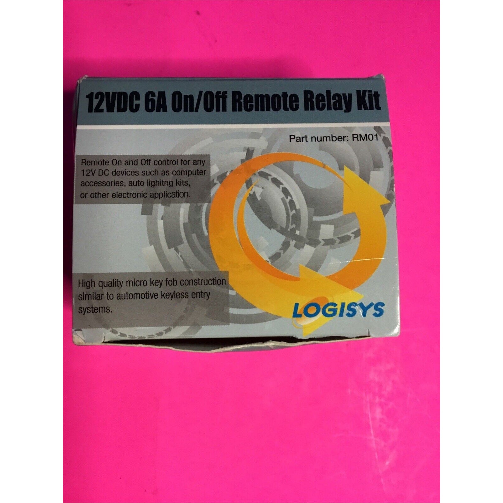 12v 15A 2 channels on off dry contact wireless relay remote control switch