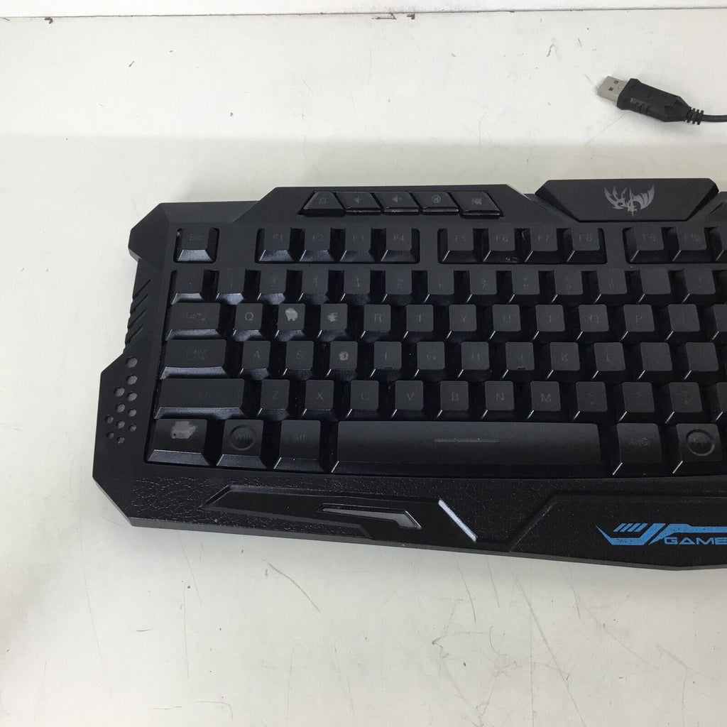 AULA Wired Gaming Keyboard Professional Gamer Be Fire Blue