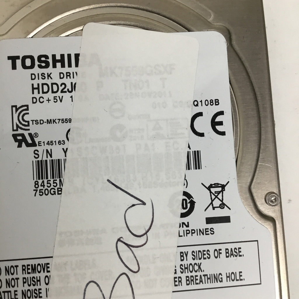 Parts 1x Seagate 250GB 2x Seagate 320GB 1x Samsung 500GB Toshiba 750GB WD 1TB
