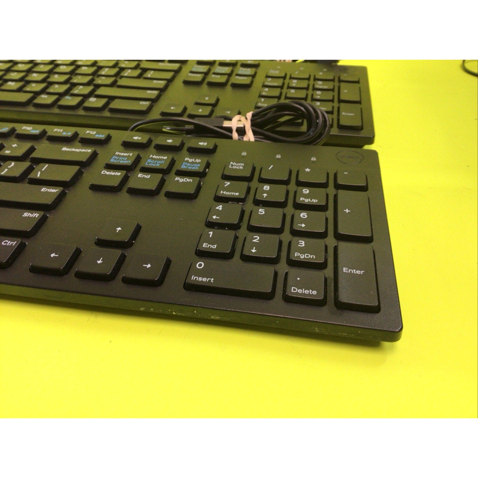 Lot of 2 Dell KB216p Wired Keyboards