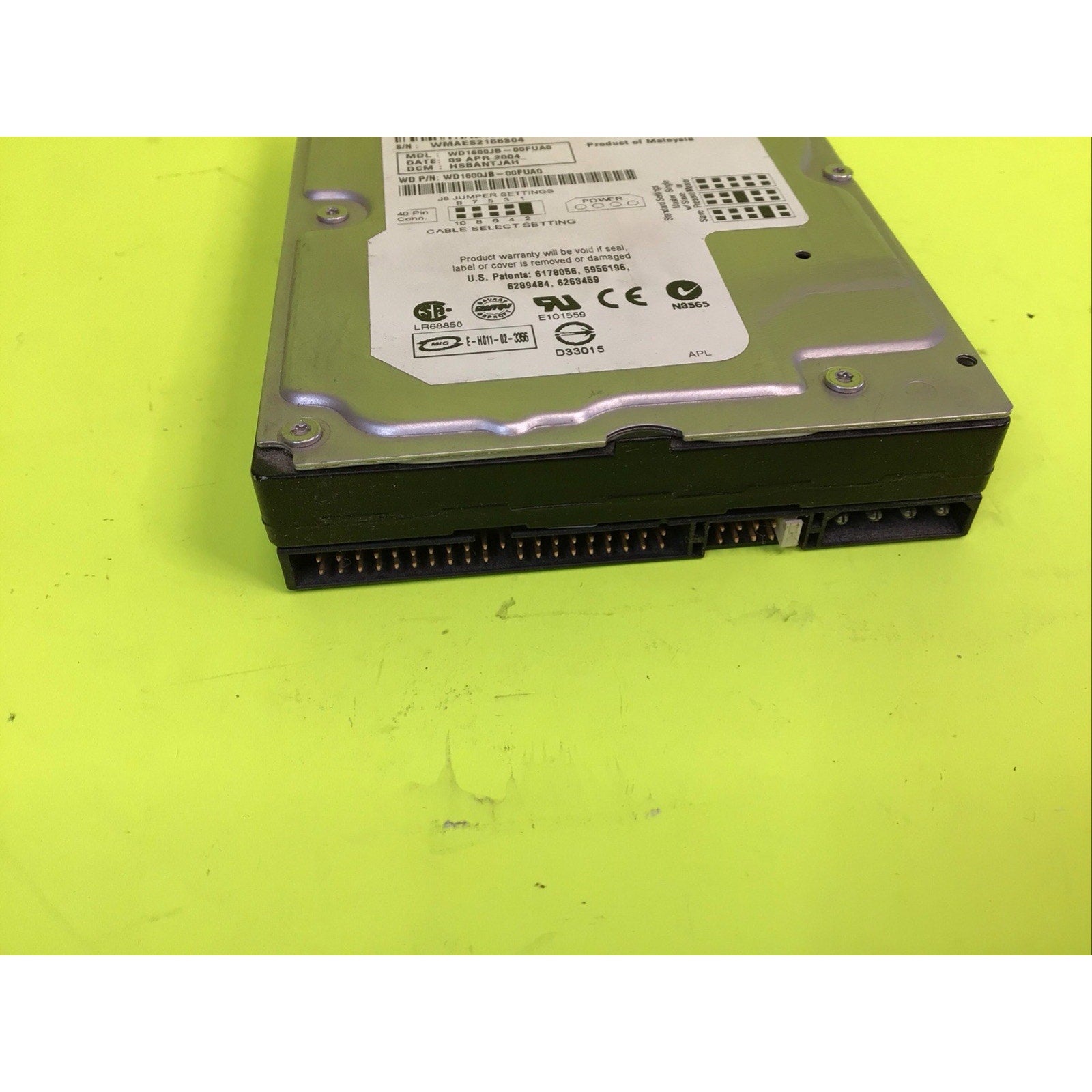 Western Digital WD1600JB-00FUA0 160GB IDE Hard Drive DCM: HSBANTJAH
