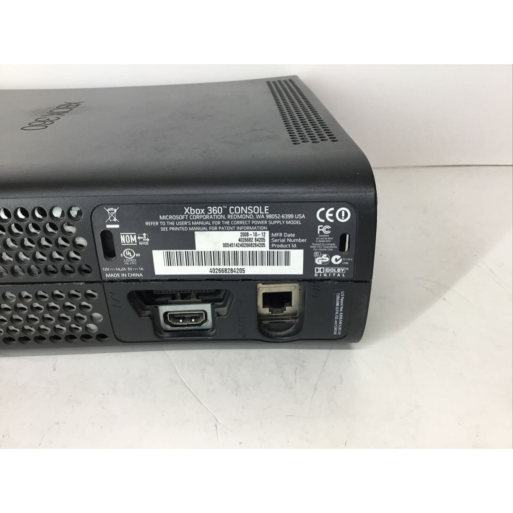 Microsoft Xbox 360 Black 2008 Console - For Parts