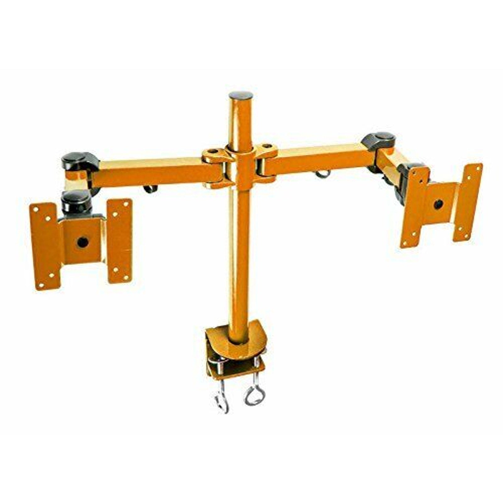 MonMount Dual LCD Monitor Stand Desk Clamp Holds Up to 24-Inch LCD Monitors