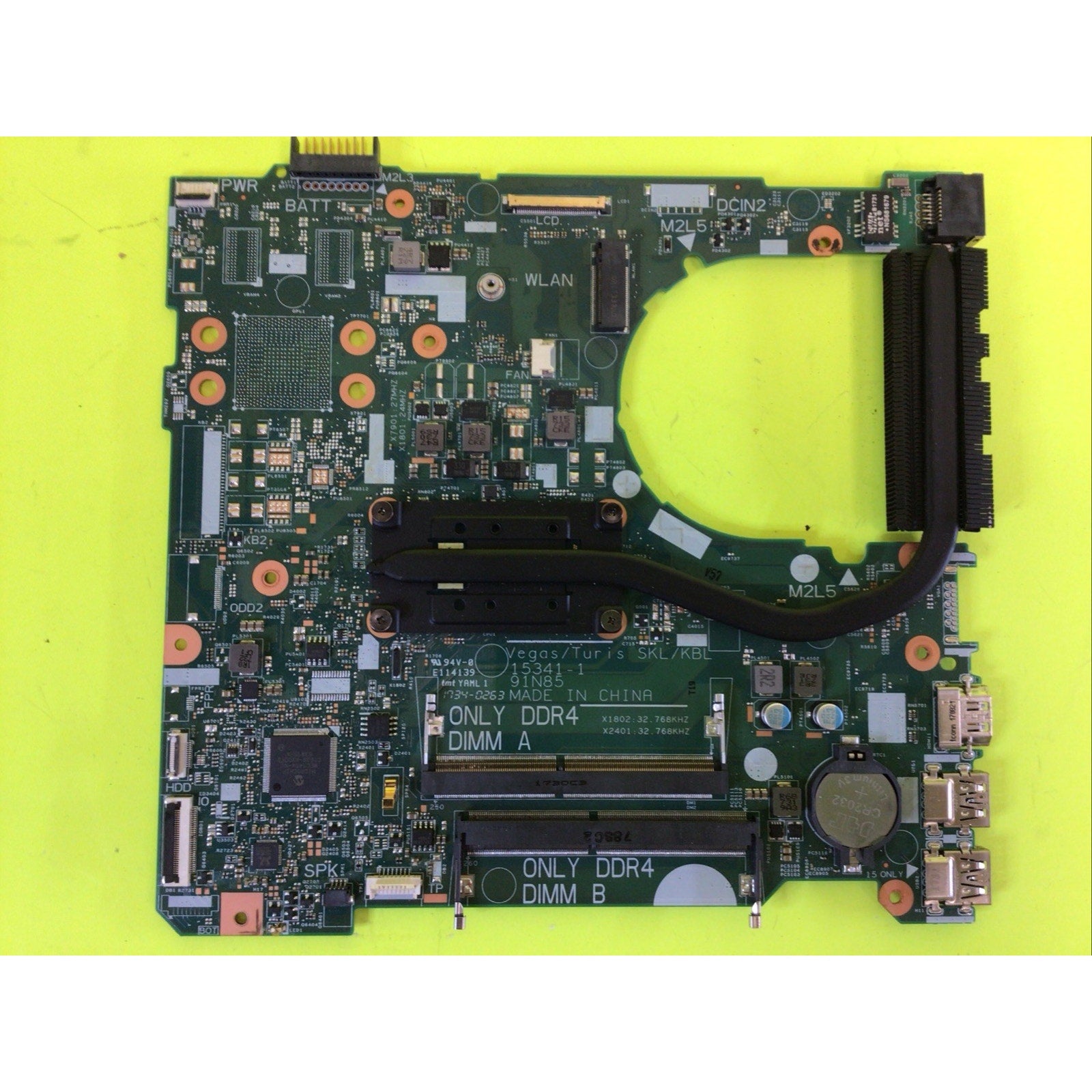 Vegas/Turis SKL/KBL 15341-1 Motherboard Intel Core i5-7200U FOR PARTS or REPAIR