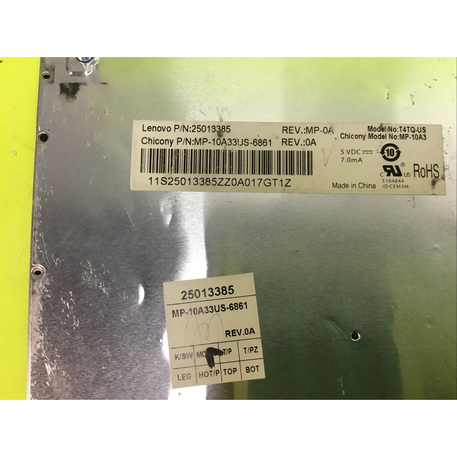 Lenovo IdeaPad Z570 Z575 US Laptop Keyboard