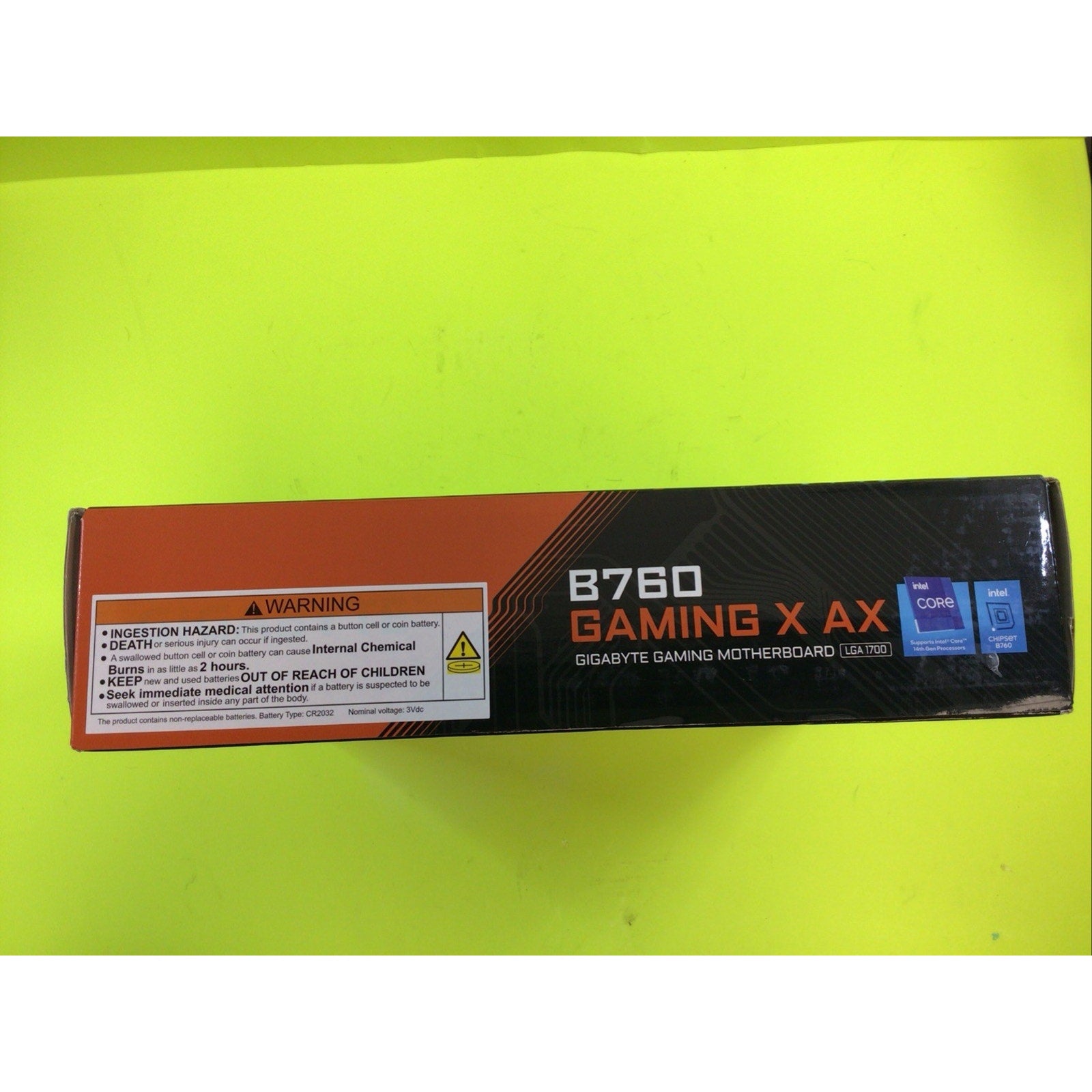 Gigabyte B760 GAMING X AX BOX ONLY