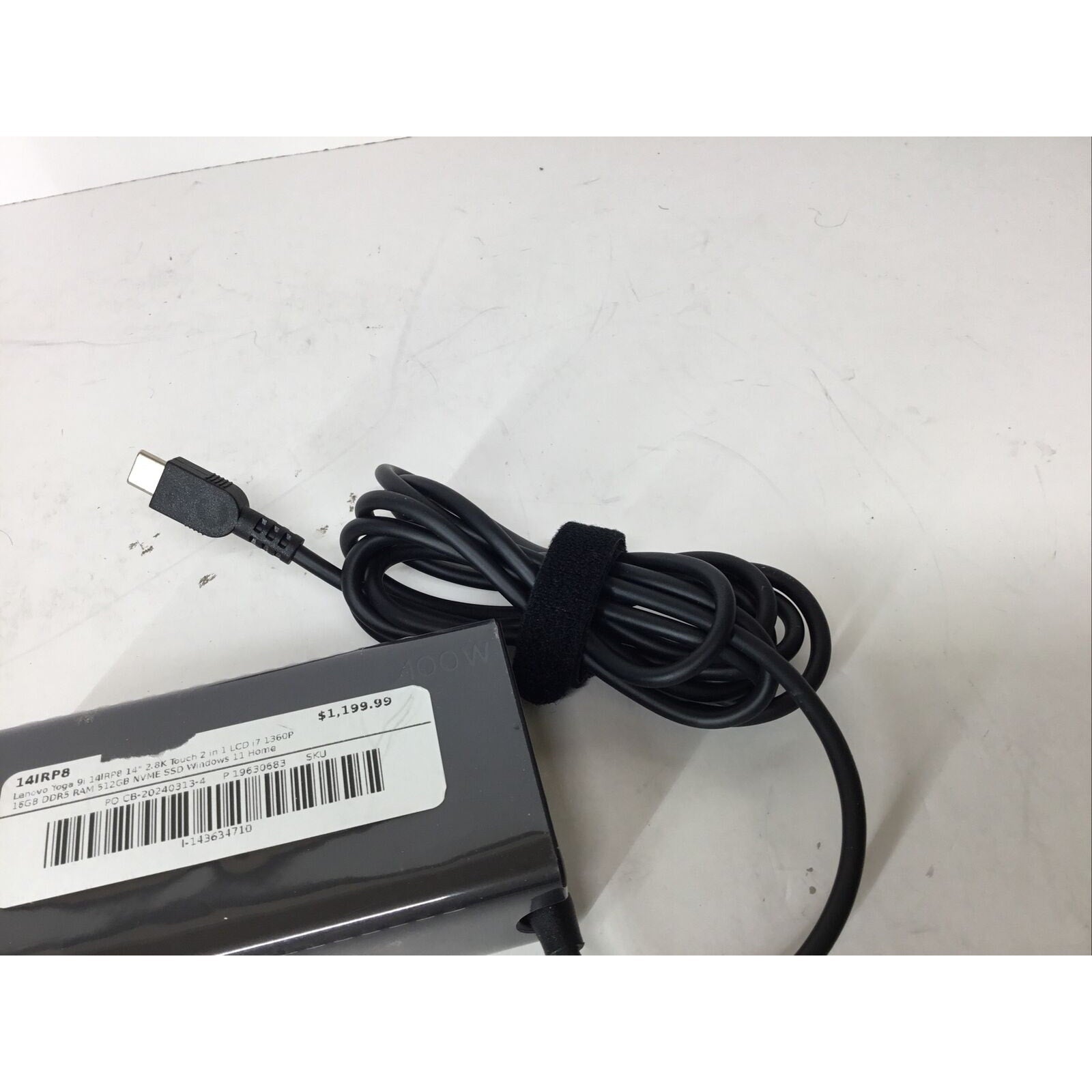 Lenovo Power Supply ADL100YCC3A 100W AC/DC Adapter w/ Cables