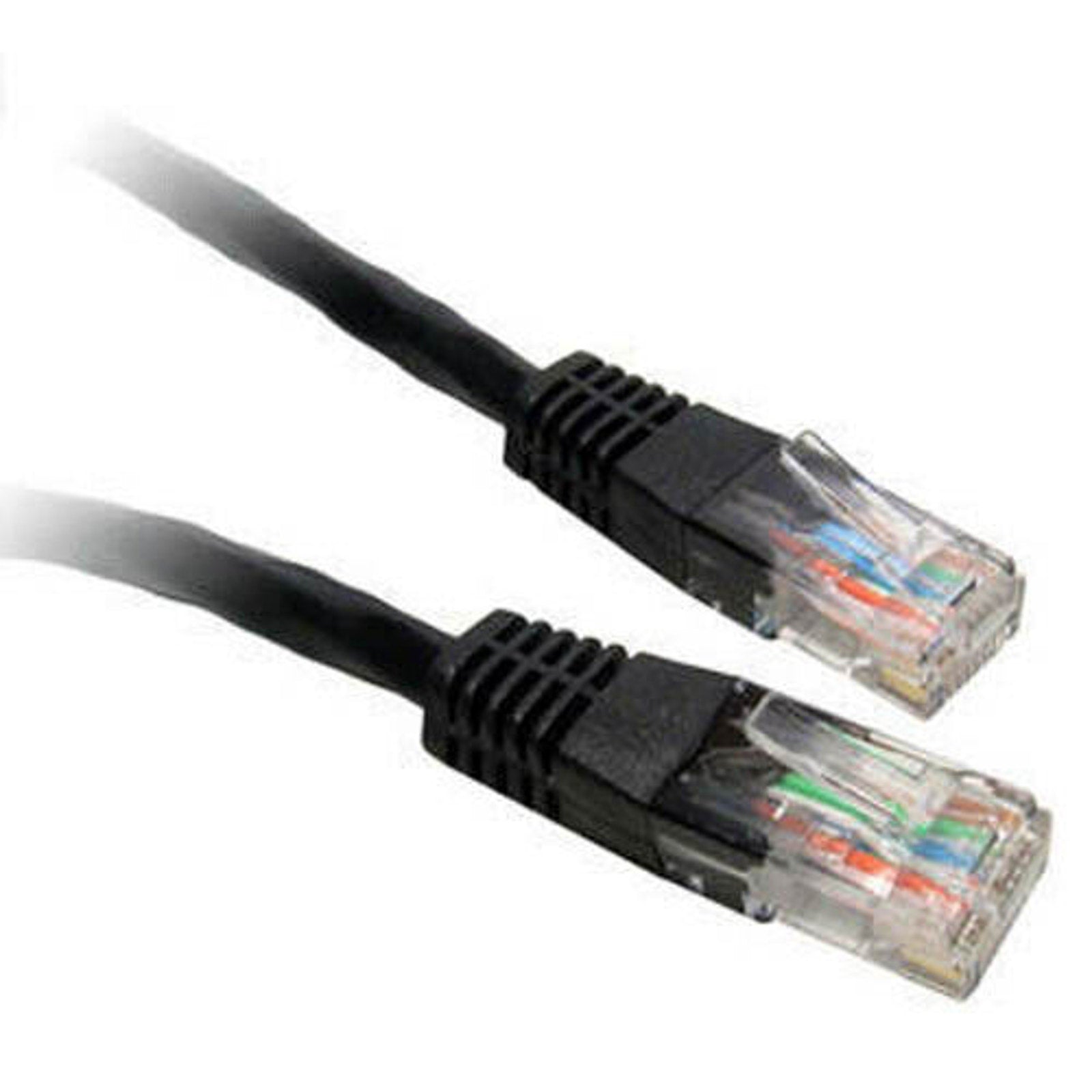 7ft RJ45 Cat6 Ethernet Network Cable Cord - Black - 7 Feet