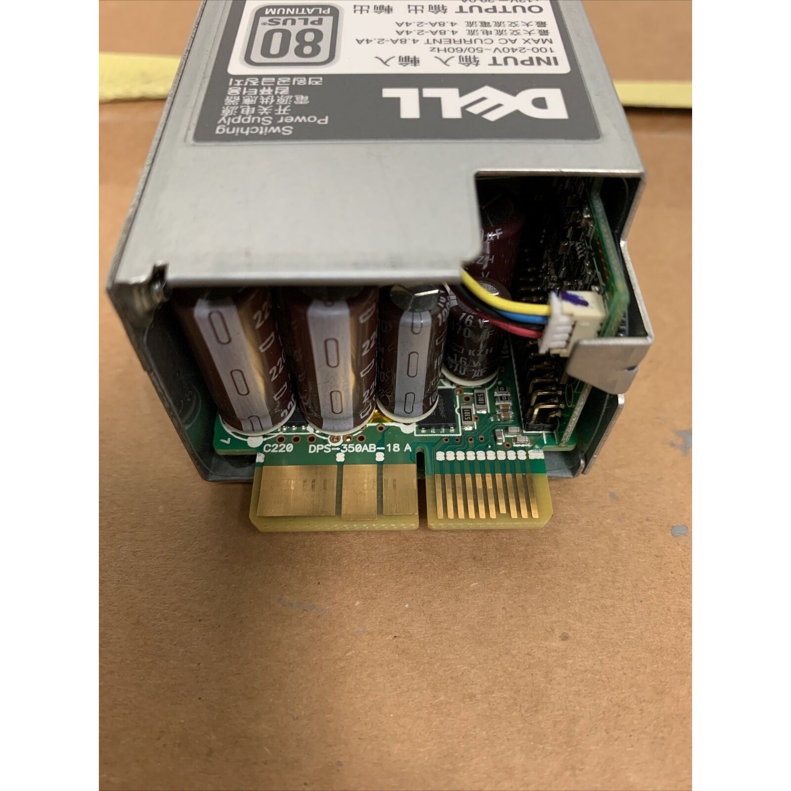 Dell PowerEdge R320 R420 R720 350W 80 Plus Platinum Power Supply Y8Y65