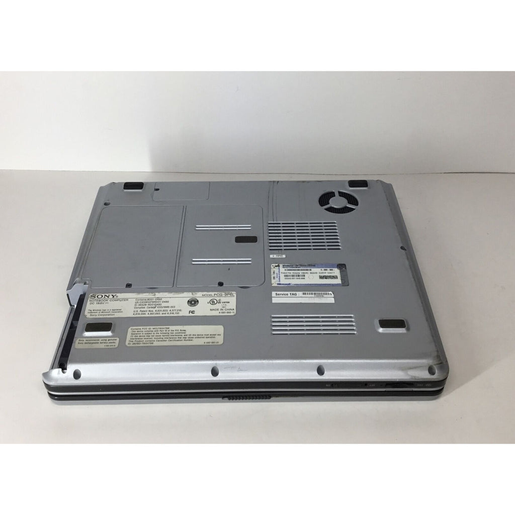 Sony Vaio Notebook Computer PCG-9P6L -Not Tested, For Parts