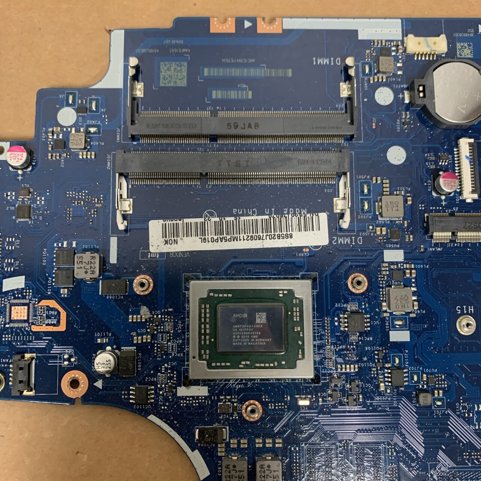 for Lenovo 500-15ACZ AAWZA ZB LA-C285P Motherboard AMD A10-8700P CPU mainboard