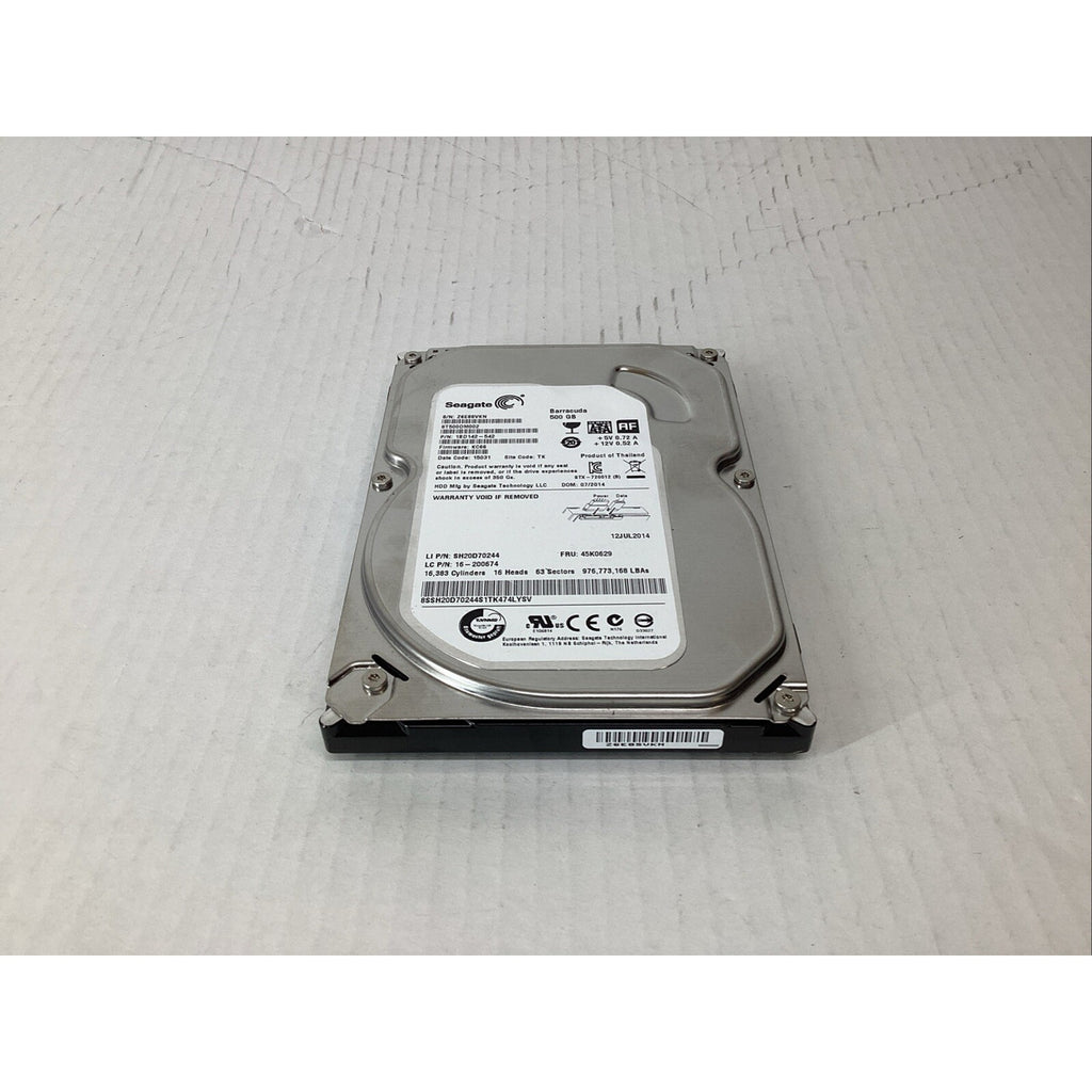 Seagate Barracuda ST500DM002 3.5" 500GB 7200RPM SATA Hard Drive 1BD142-542