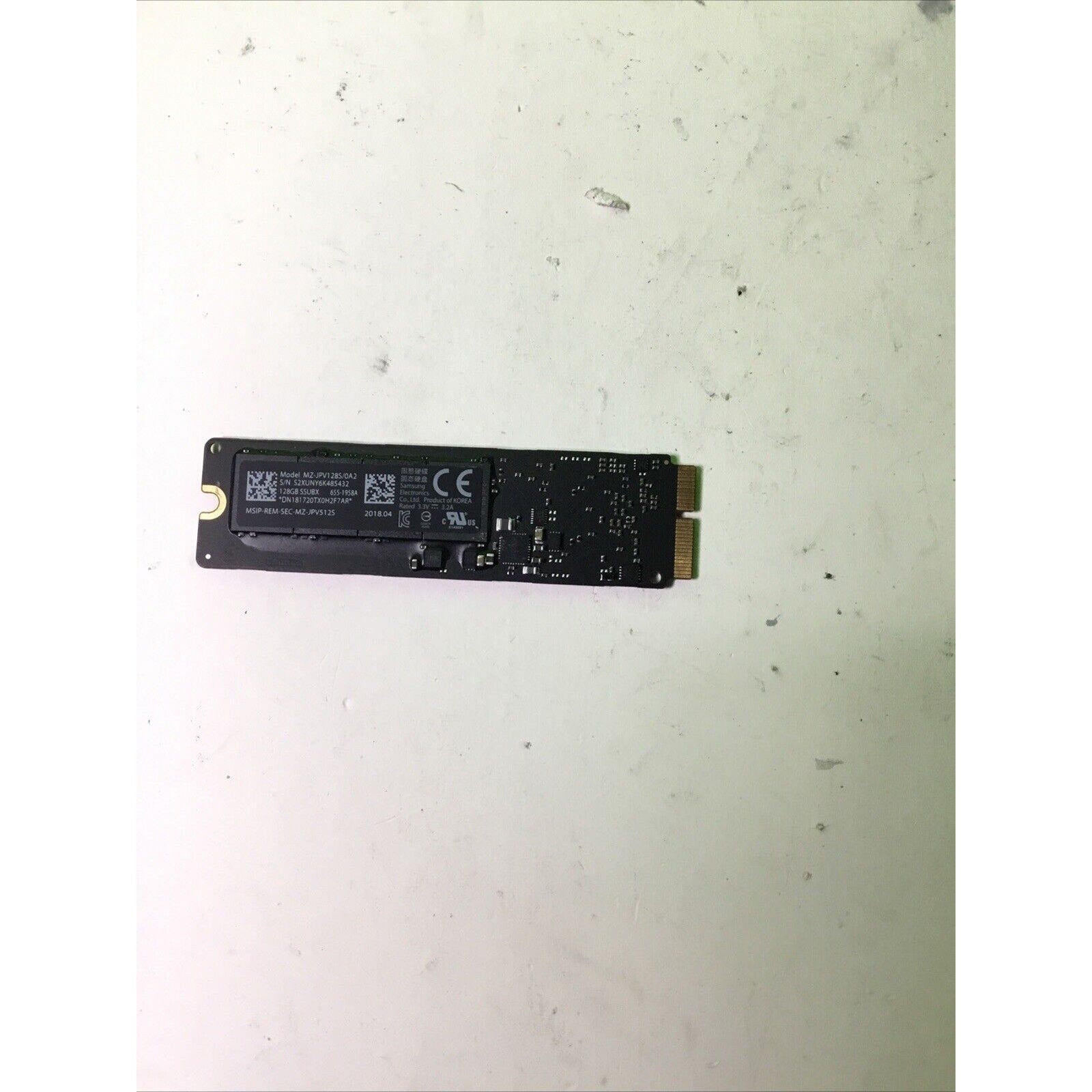 Apple Samsung Galaxy 128GB Macbook Pro Air 2017 SSD 655-1958A MZ-JPV128S/0A2