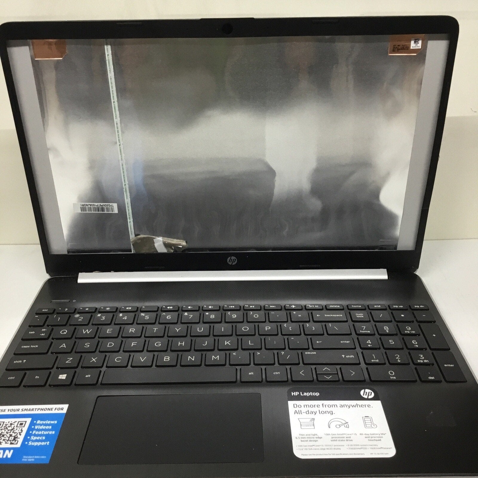 HP 15-DY1051WM 15.6" Laptop Intel Core i5 10th Gen PARTS OR REPAIR *READ*