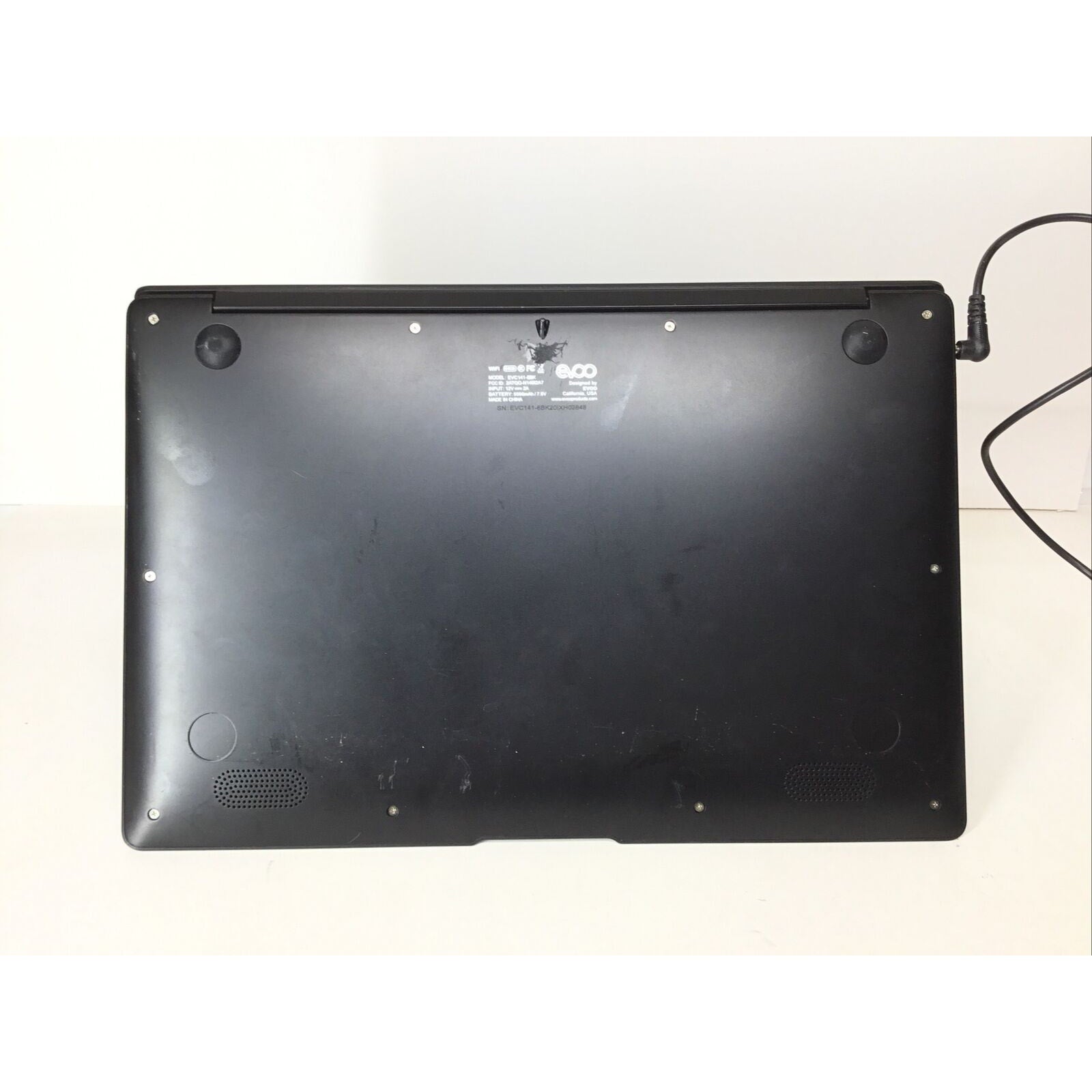 Evoo Ultra Thin 14.1" Laptop - Celeron N3350, 4GB RAM, 64GB SSD (EVC141-6BK)