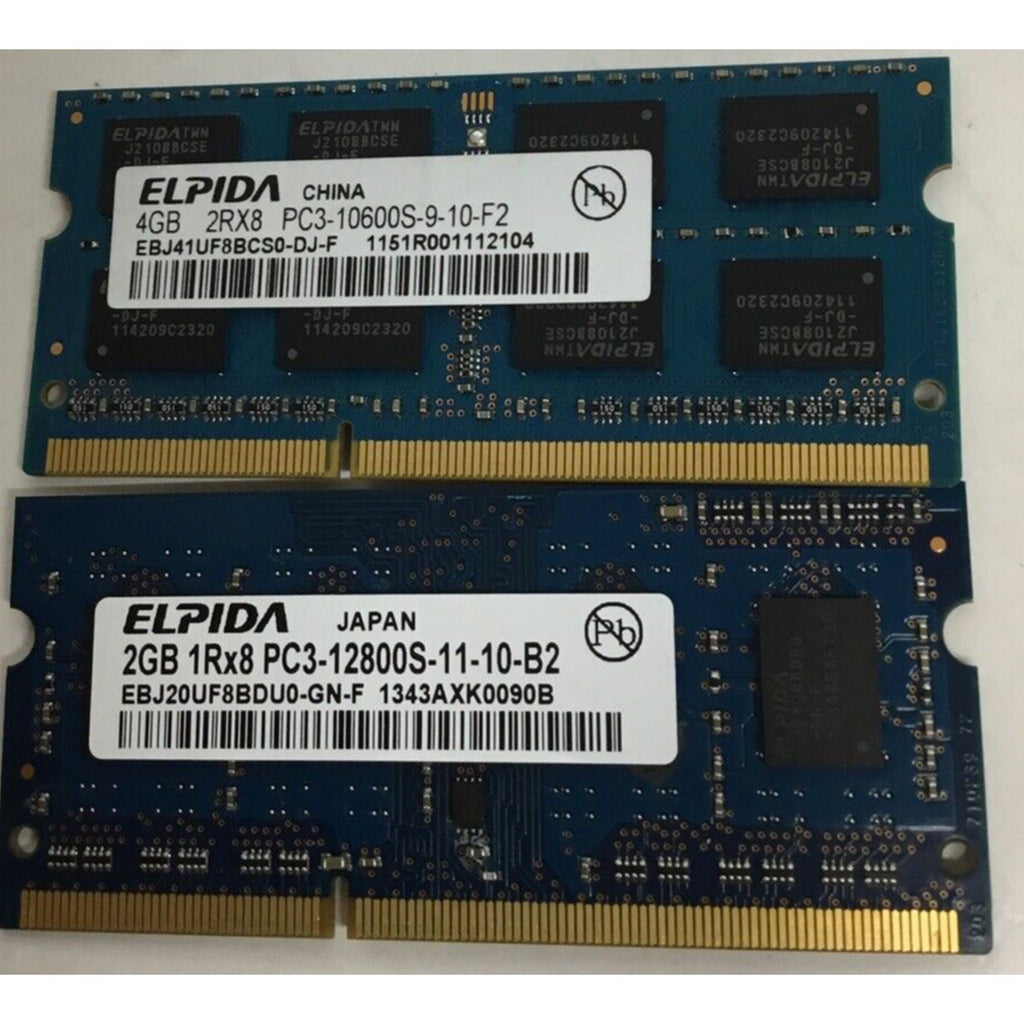 Elpida ONE STICK 2G ONE STICK 4G EBJ20UF8BDU0-GN-F EBJ41UF8BCS0-DJ-F