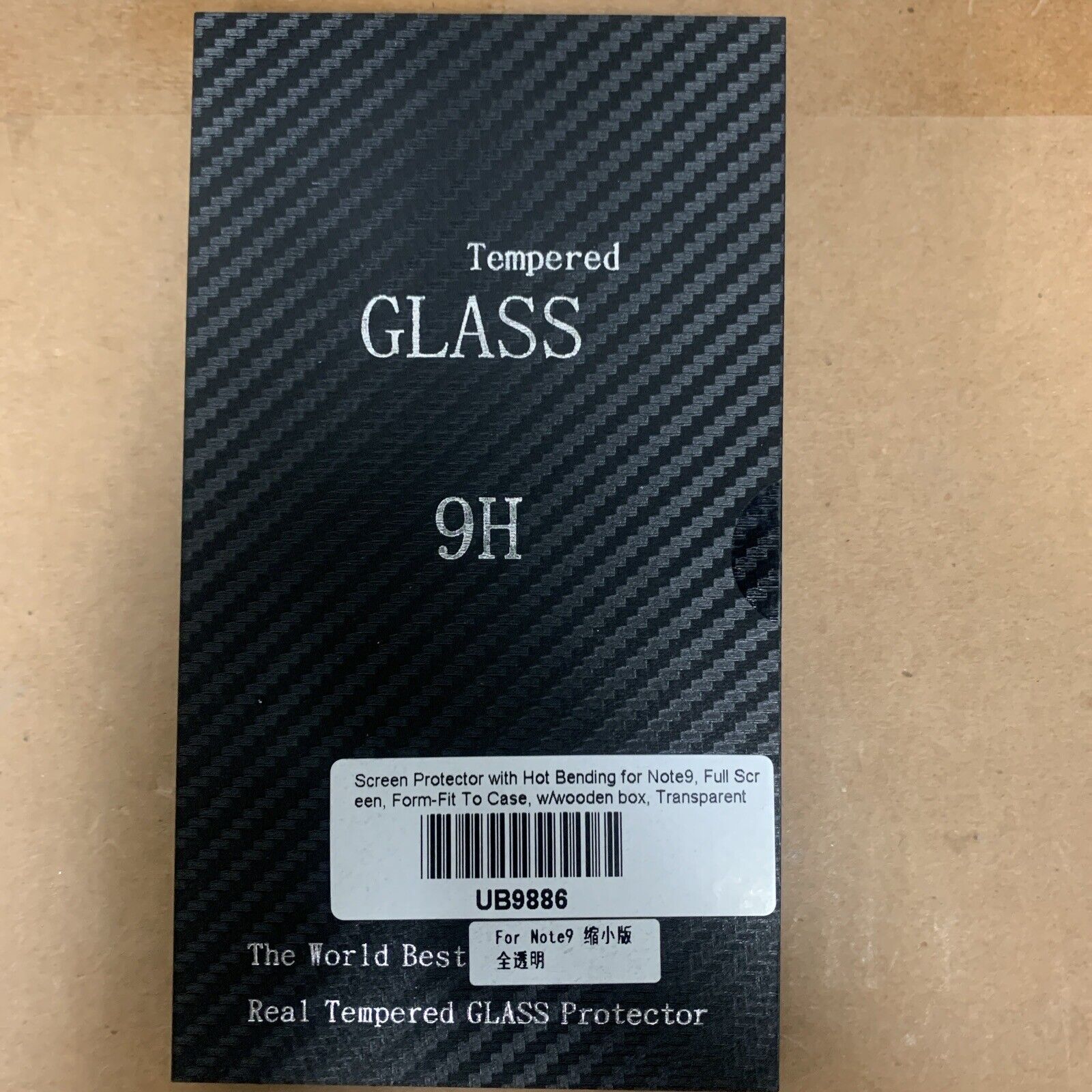 16-Pack Bulk LOT of Galaxy Note 9 Tempered Glass Screen Protector 9H - In Case