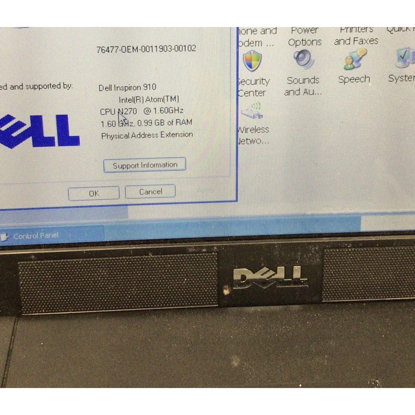 Dell Inspiron 910 9" laptop