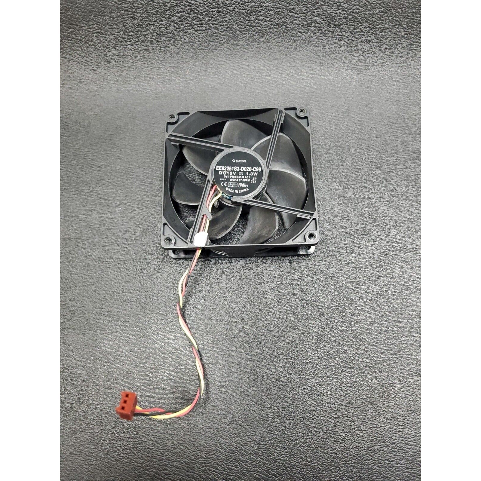 SUNON EE92251S3-D020-C99 12V 1.3W X755M A01 105mA 37.5CFDell Inspiron 92mm 3-Pin