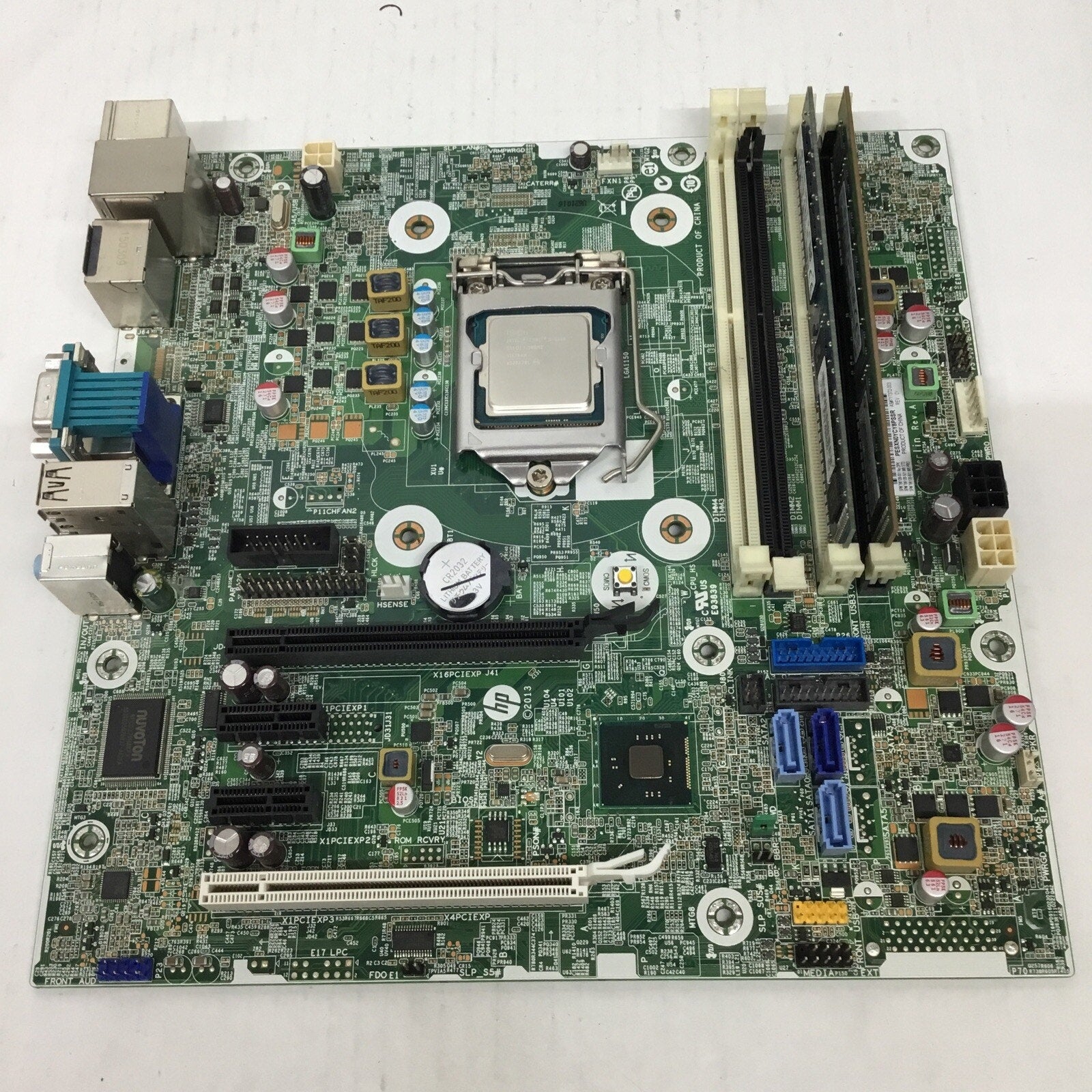 HP Elitedesk 800 G1 SFF Desktop Motherboard 796108-001 w/i5-4590 & 8GB Ram