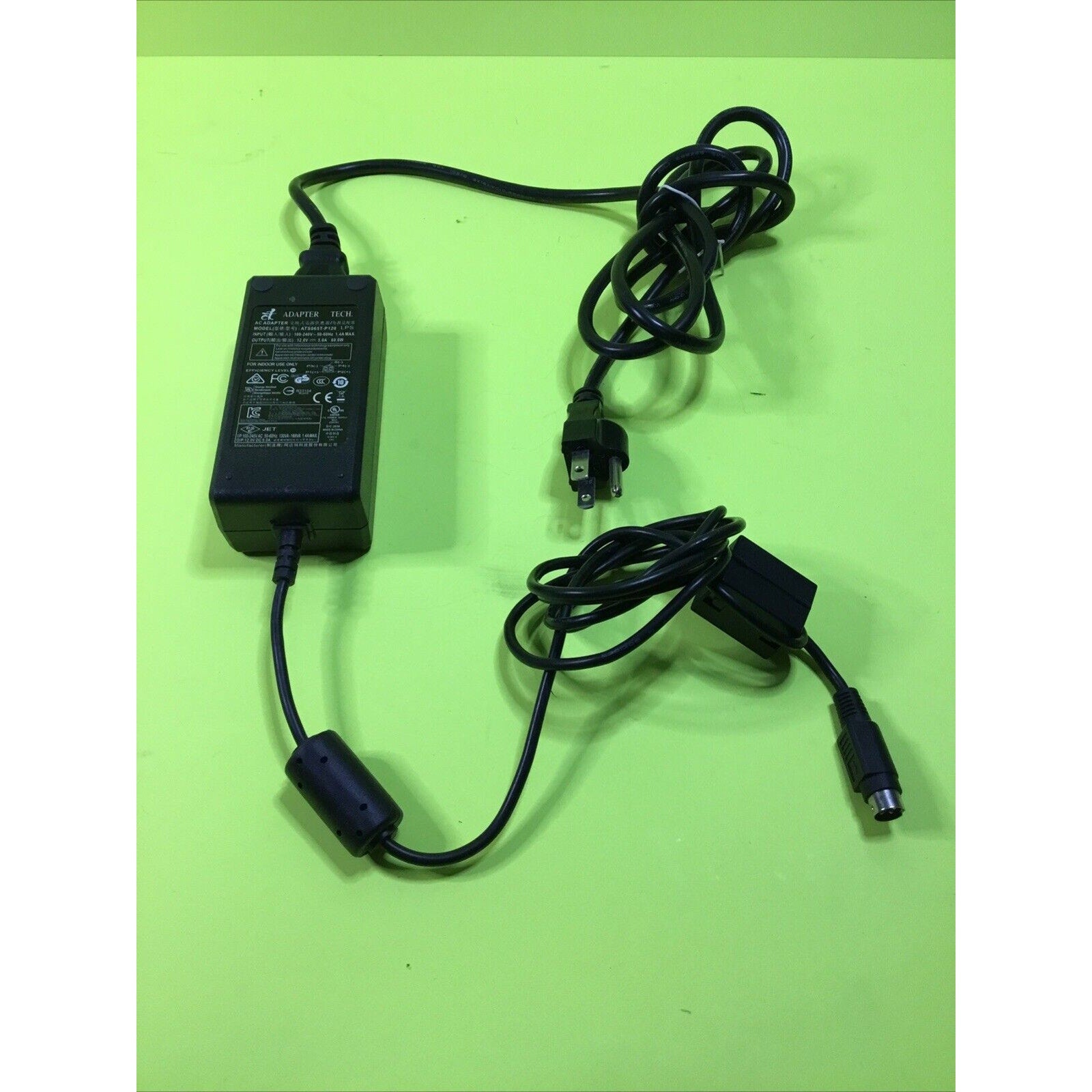 Adapter Tech. ATS065T-P120 LPS 4 Pin Power Supply Adapter