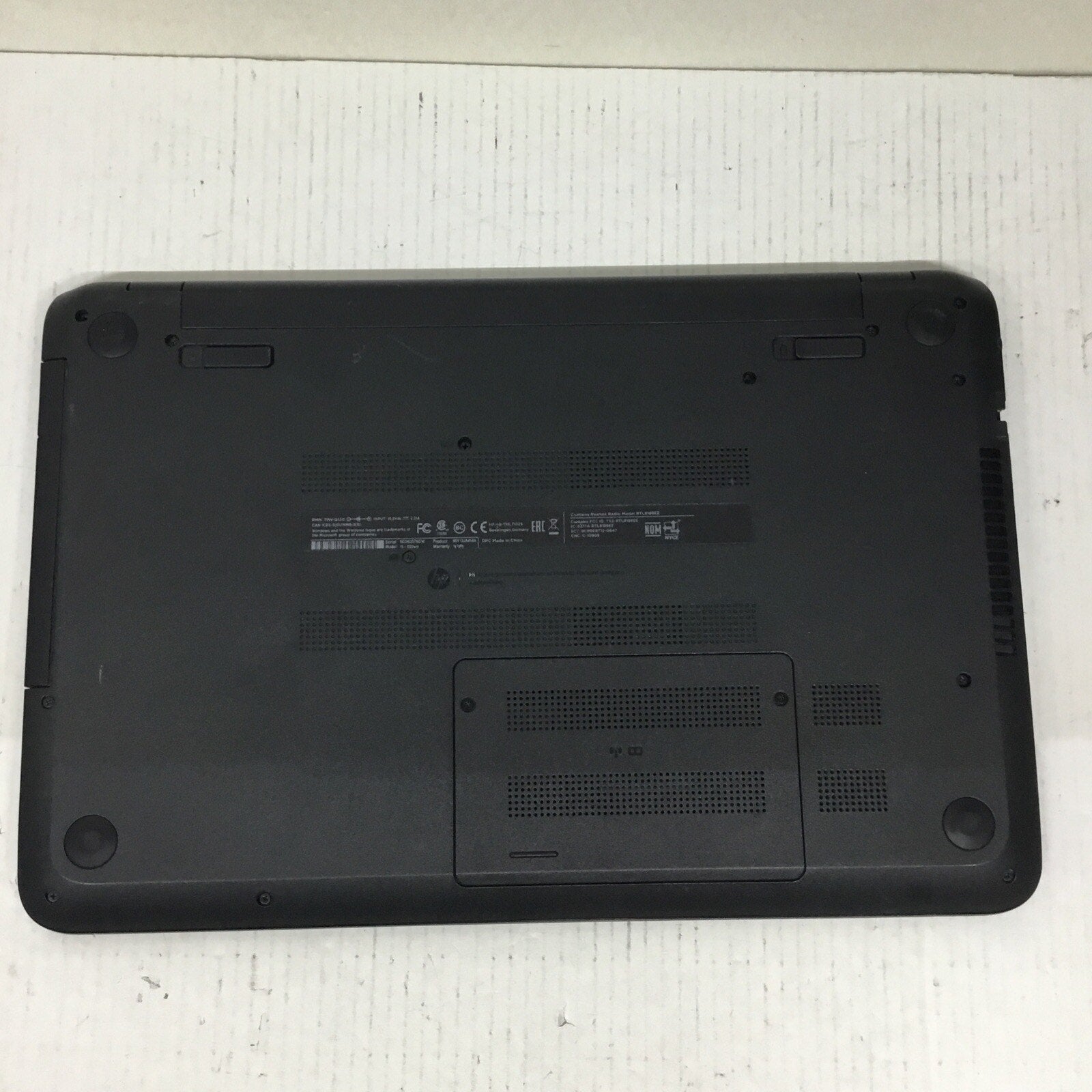 HP 15-F222WM Windows 10 Home 15.6 Inch Intel Pentium N3710 4GB DDR3 Touchscreen