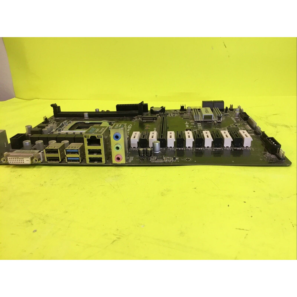 ASRock H110 Pro BTC+ LGA 1151, Intel Motherboard FOR PARTS or REPAIR