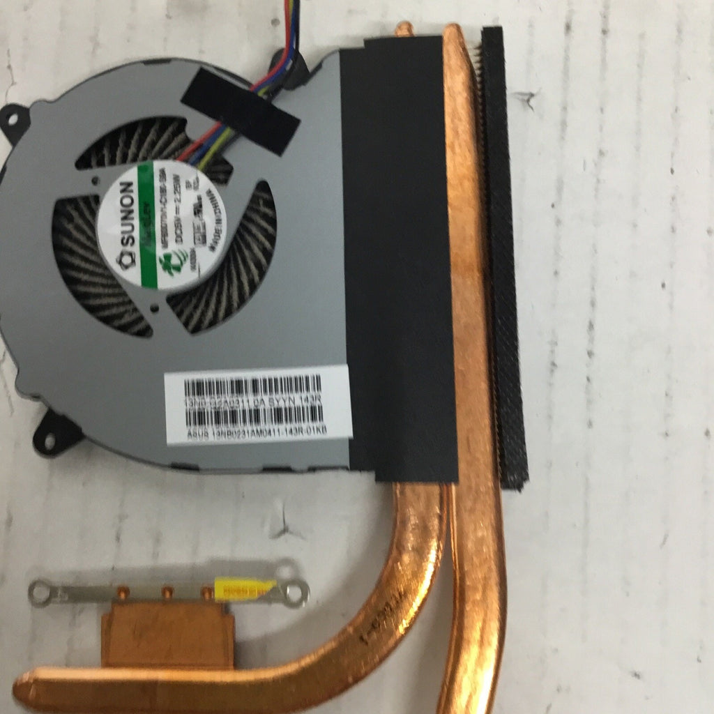 GENUINE ASUS Q550L SERIES 15.6" LAPTOP CPU COOLING FAN & HEATSINK 13NB0231AM0411