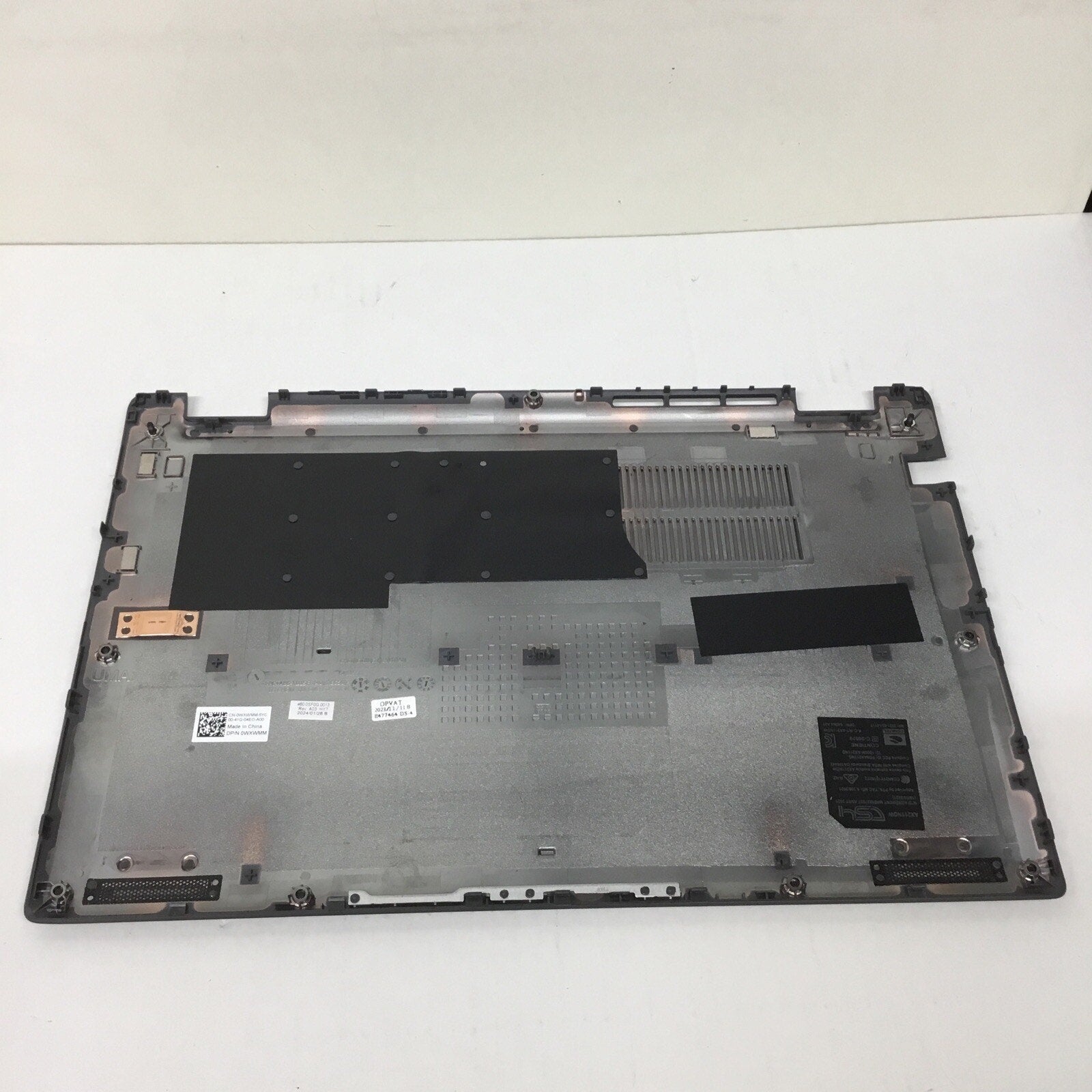 Dell Latitude 3440 Bottom Case Cover D Case Shell, Color Black P/N : 0WXWMM