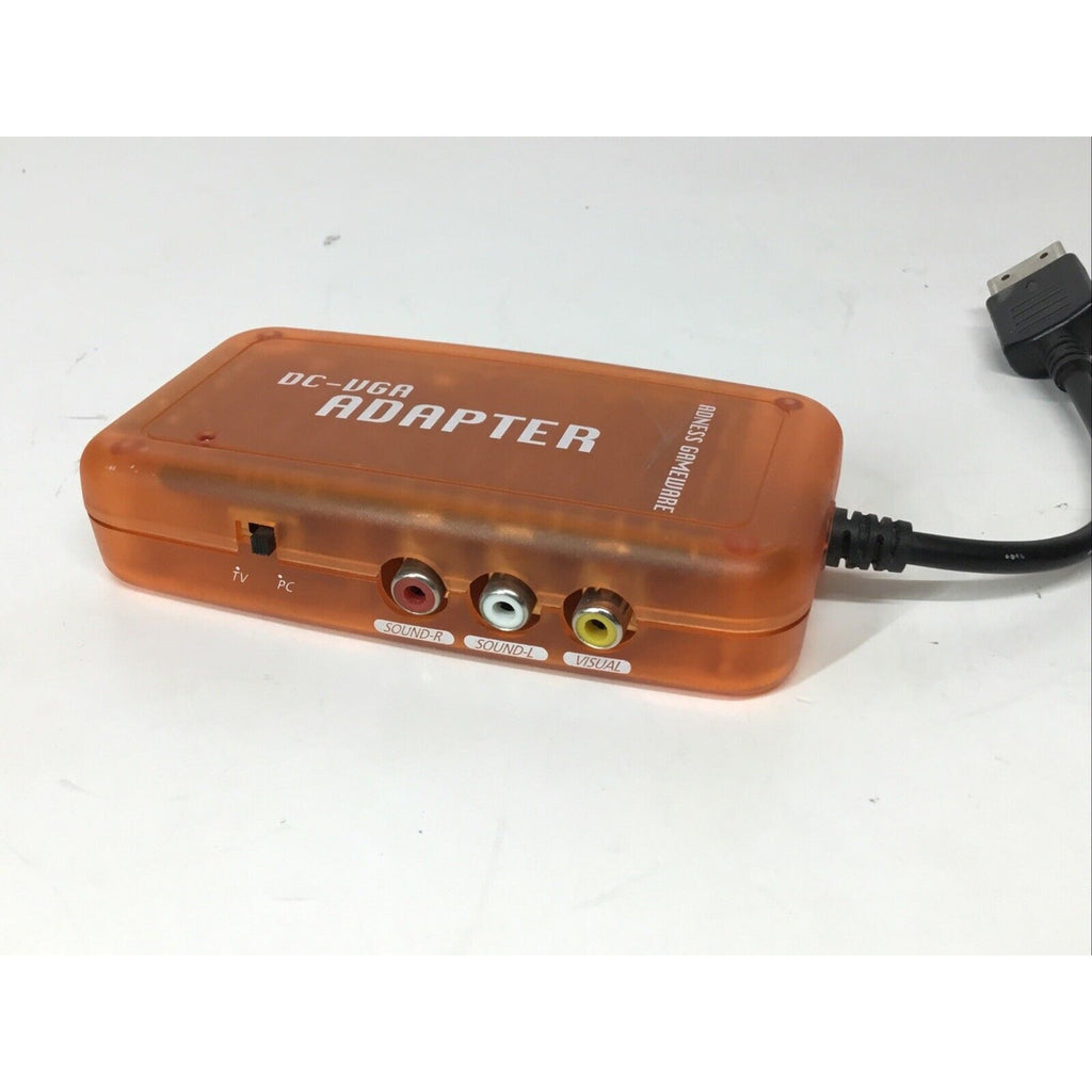 Madness Gameware Sega Dreamcast DC-VGA Adapter VGA-Out S-Video RCA
