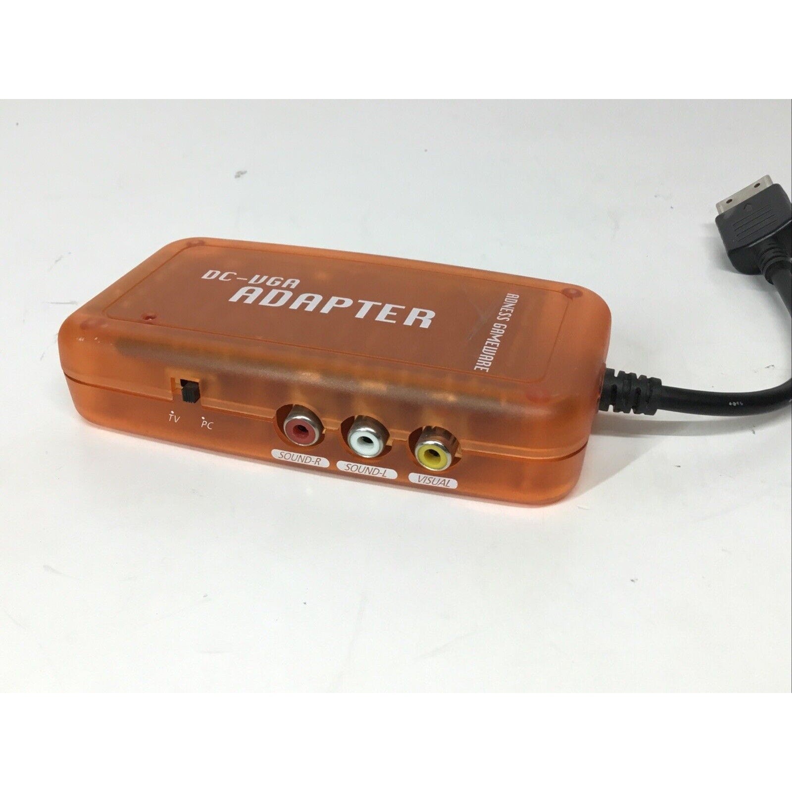 Madness Gameware Sega Dreamcast DC-VGA Adapter VGA-Out S-Video RCA