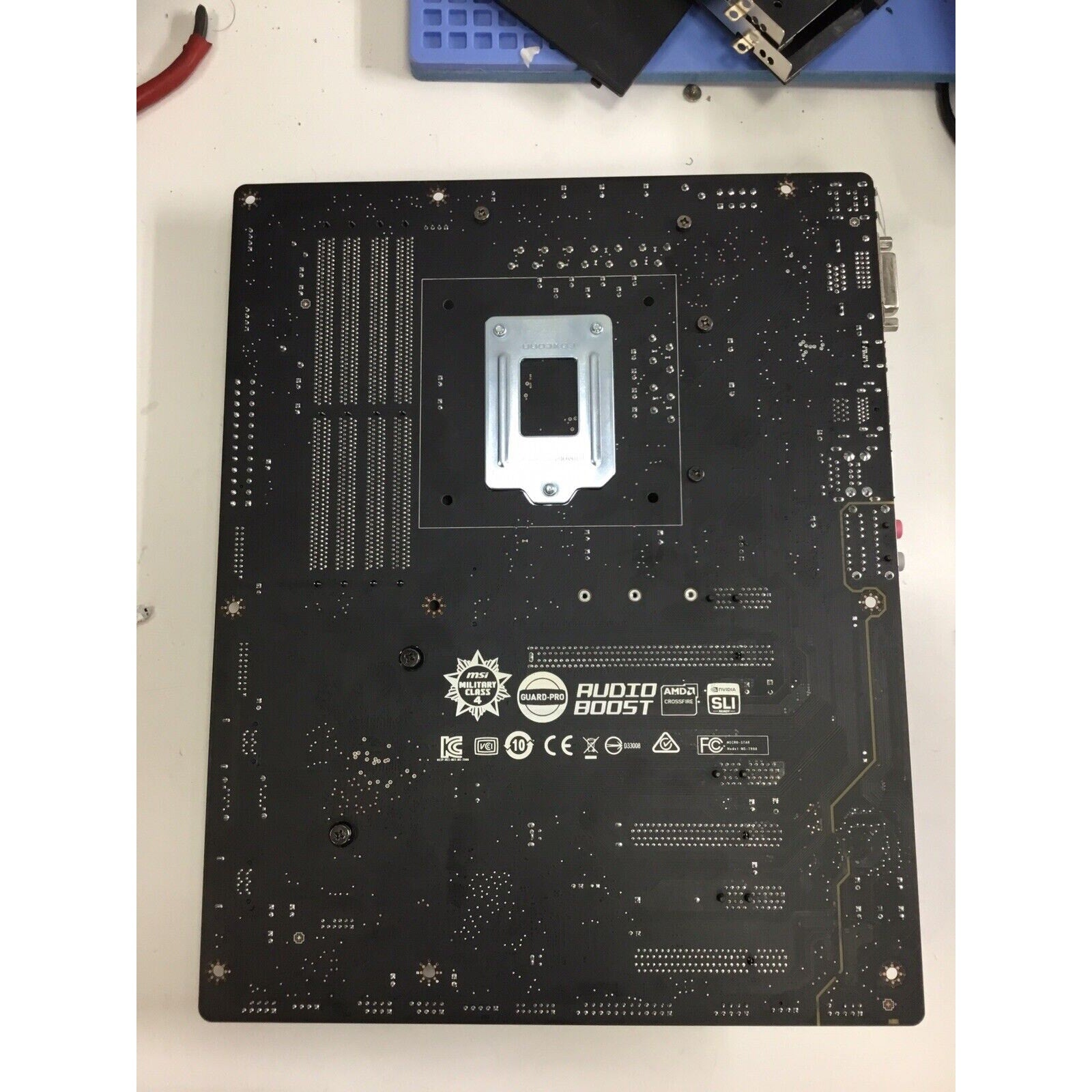 MSI Z170A SLI PLUS With IO Shield - Works But Read Description