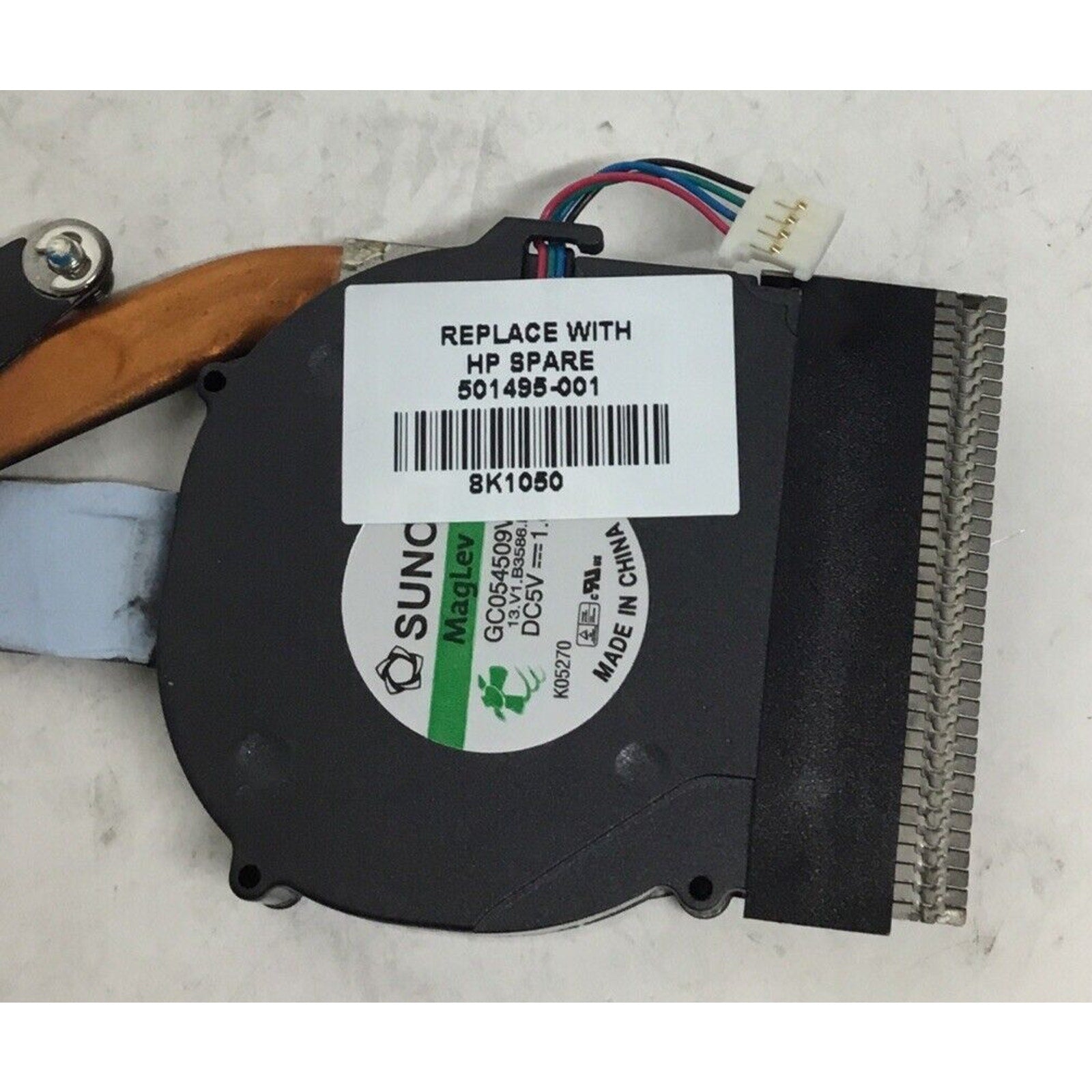 Genuine HP Elitebook 2730P Laptop Cooling Fan & Heatsink 501495-001 60.4Y815.002