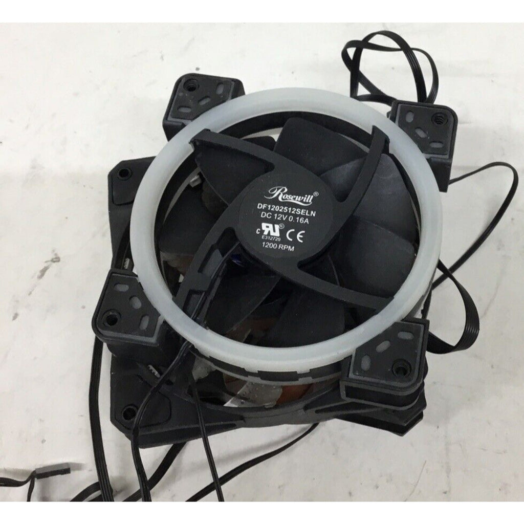 Lot of 4 Used 120mm Case Fans (Multibrand)