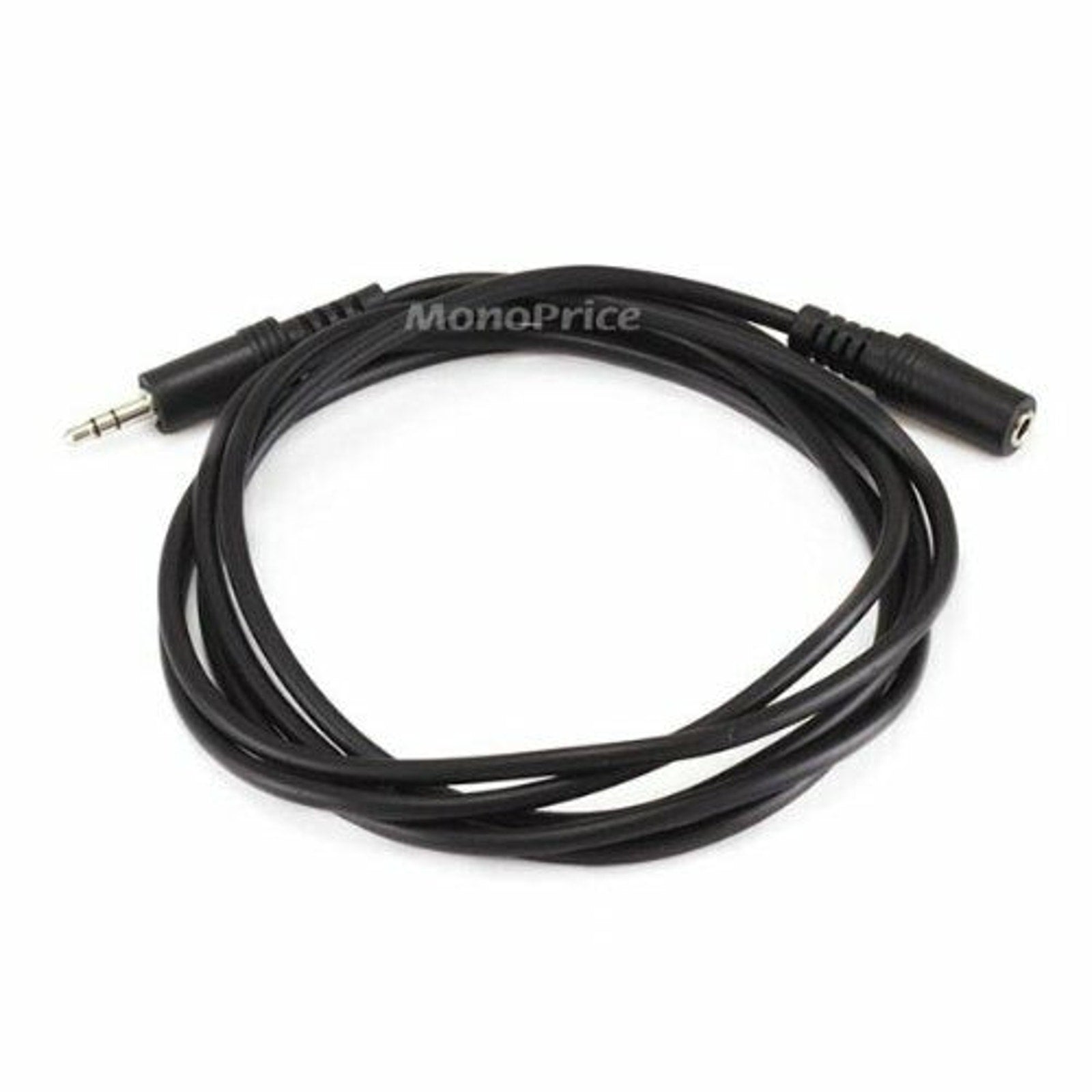 6ft 3.5mm Extension Cable - Stereo Audio - Male to Female - 3.5mm - 6 Feet