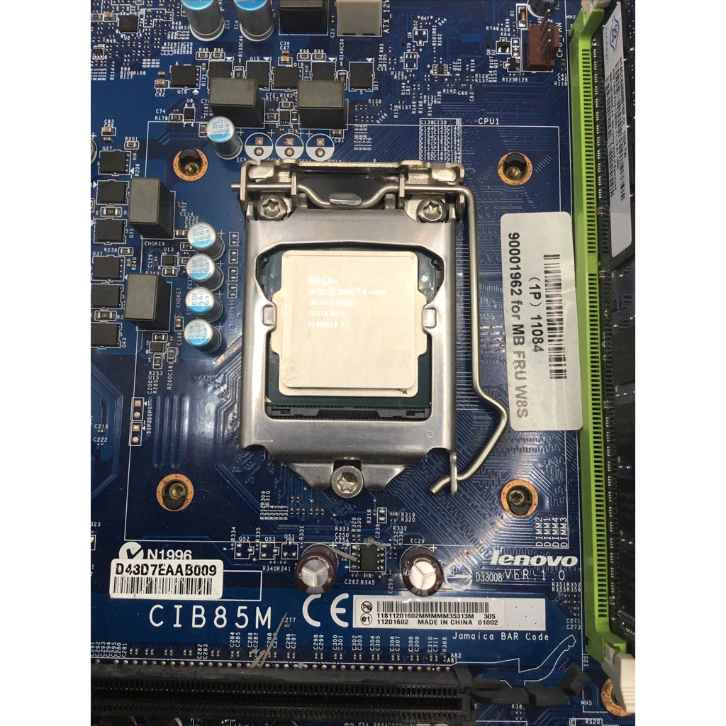 Lenovo CIB85M Motherboard i5-4330 16GB RAM DDR3 With IO Shield