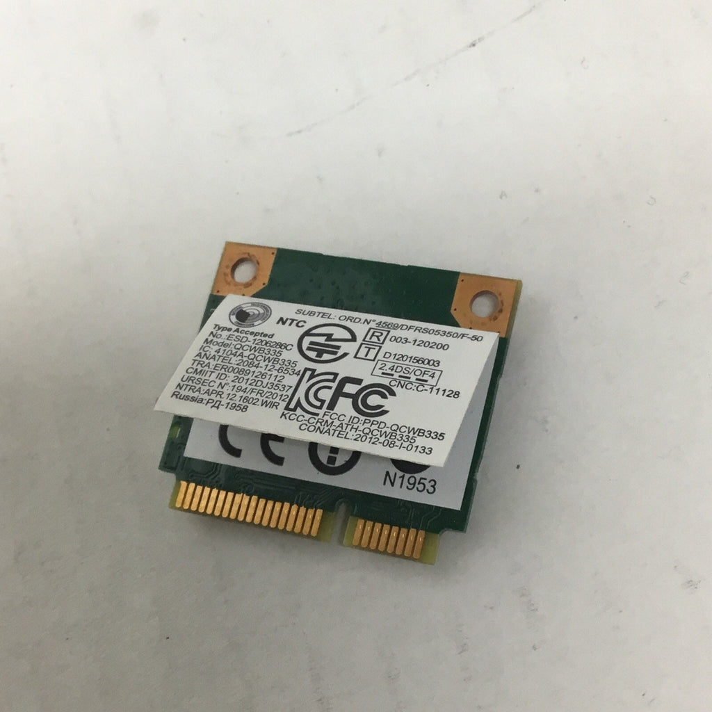 Lenovo 20200437 802.11n Wireless BT 4.0 PCIe Half QCWB335 WCBN612AH-L6