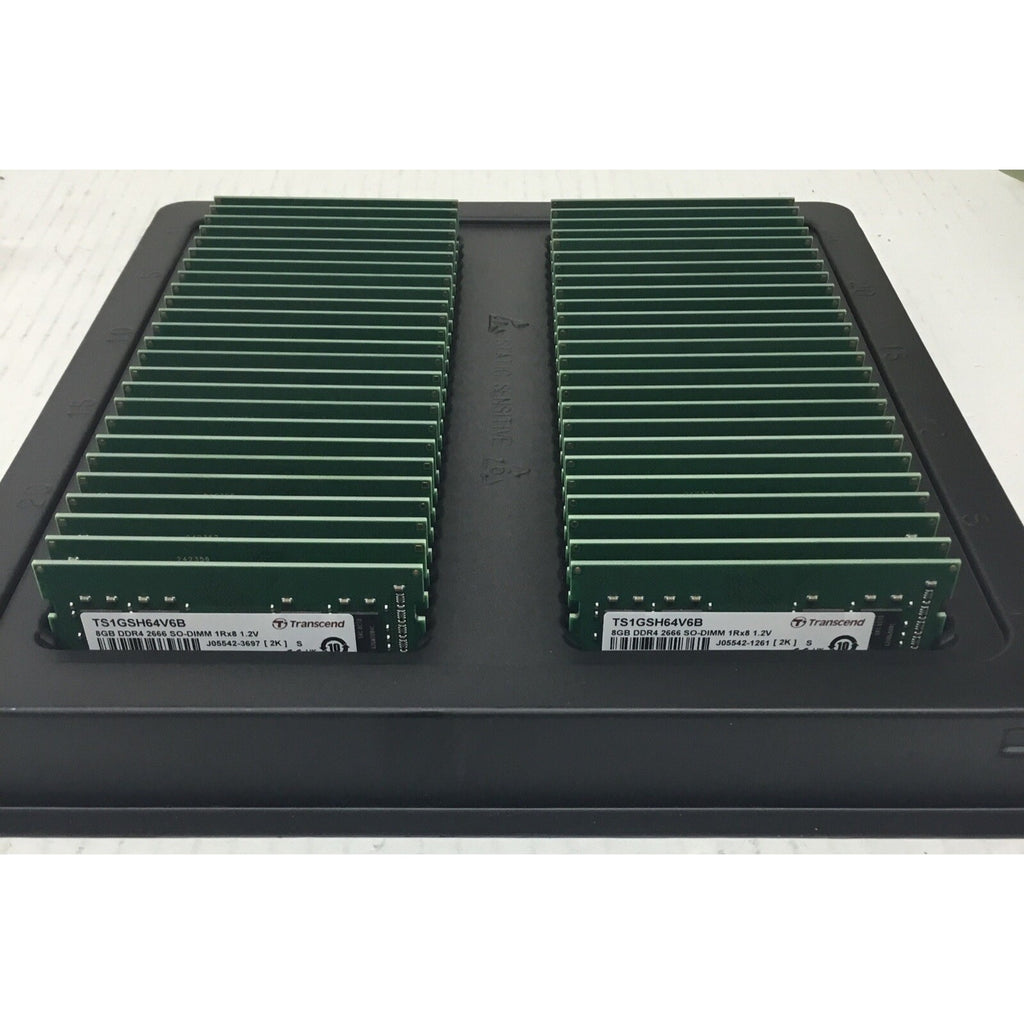 Lot of 50 NEW OEM Transcend x 8GB DDR4 2666 SO-DIMM Ram