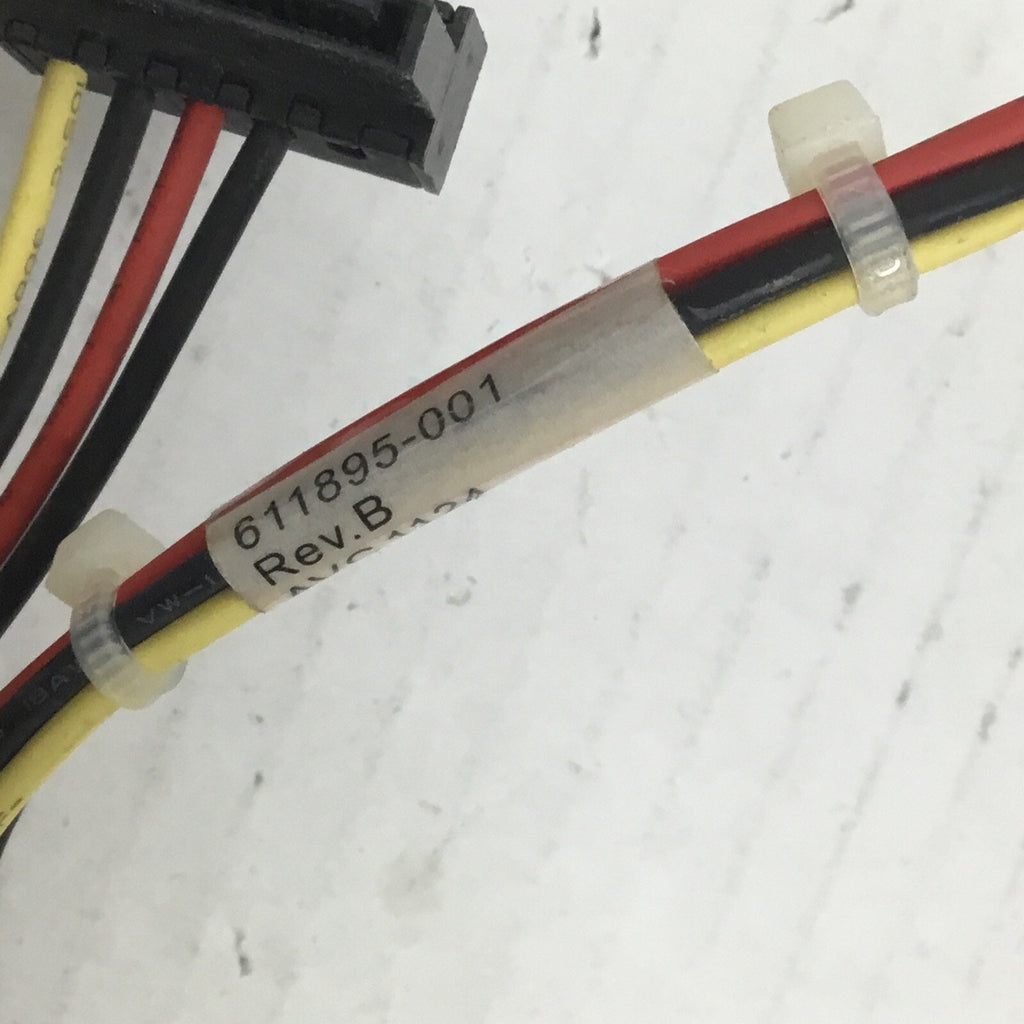 Lot of 3 HP Compaq 4Pin to SATA Power 611895-001 for Elite 6000 8000 SFF