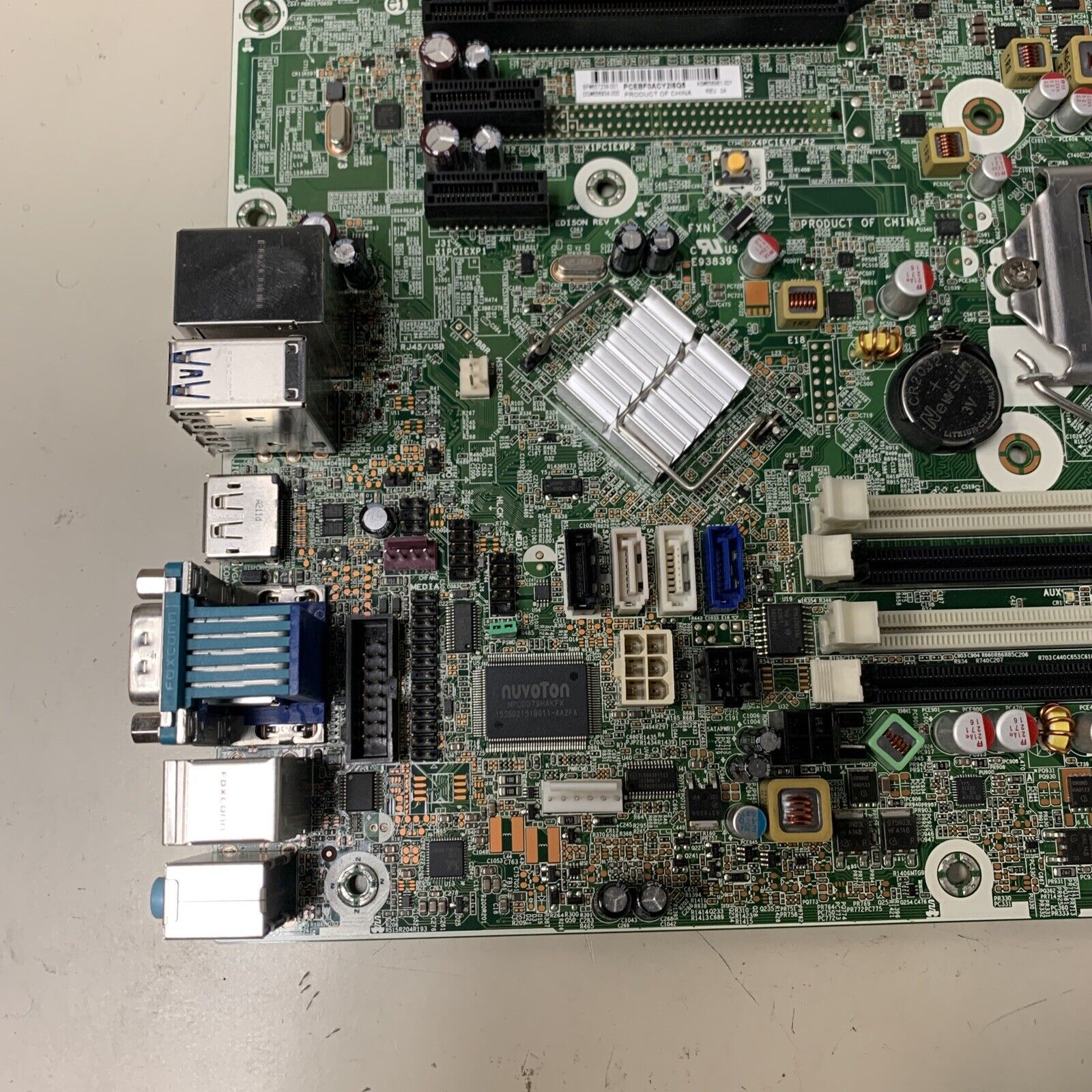 HP Pro 6300 SFF Intel LGA1155 DDR3 Desktop Motherboard 656961-001 With G640 CPU