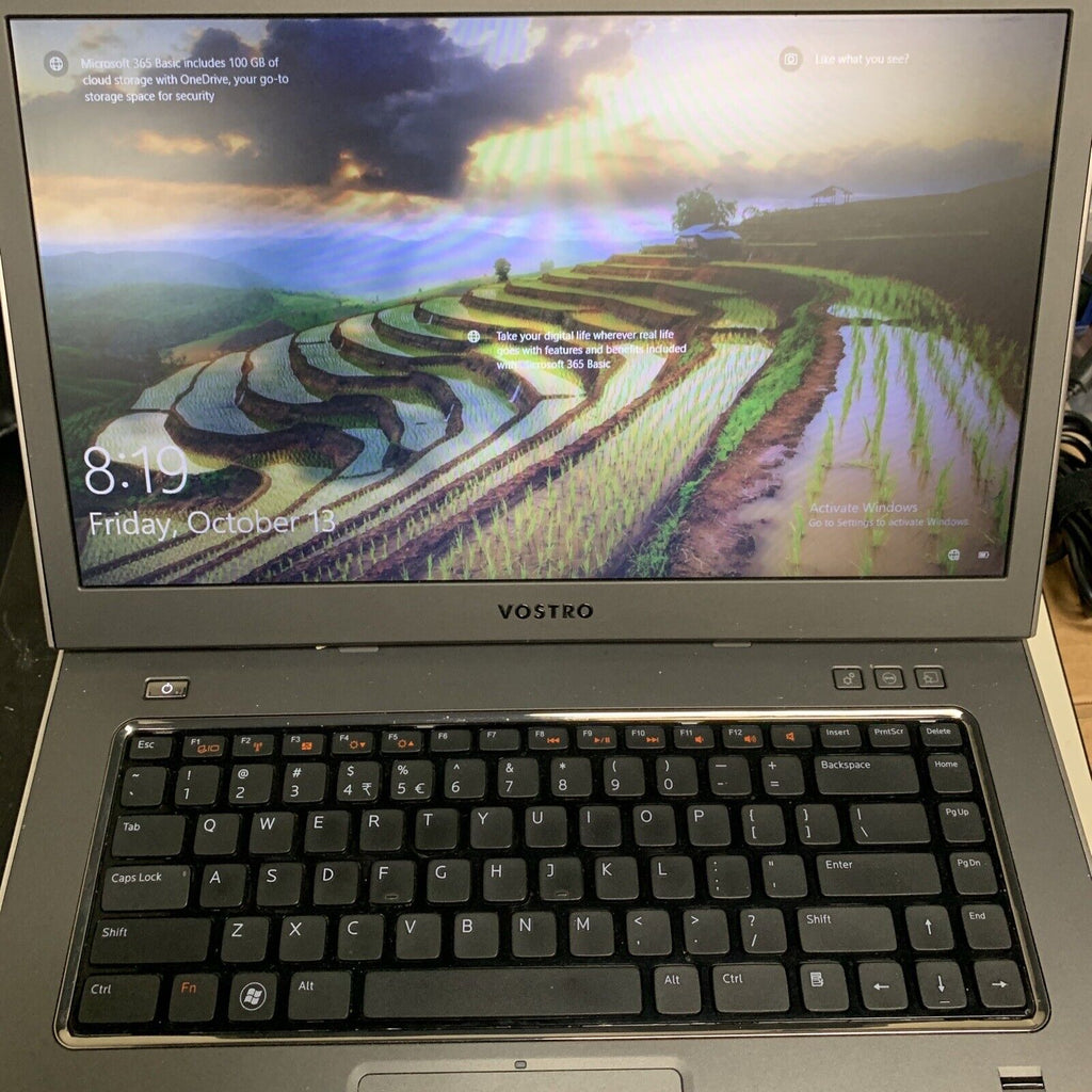 Dell Vostro 3560 15.6” Laptop i3-2370M 2.40 GHz 4GB 500GB SSD HDD Win10 W/ Cord