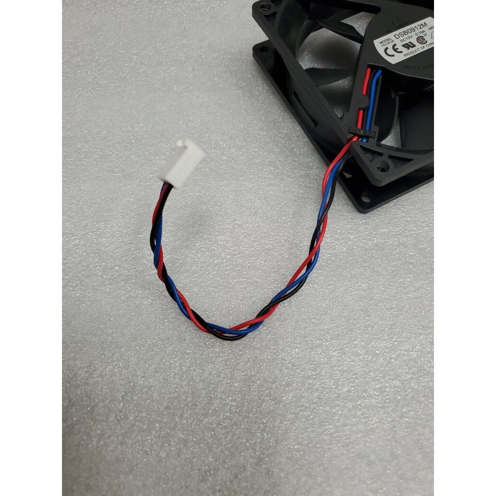 Delta DSB0912M HP/Dell 92 mm 3-Pin 12V 0.19A Black Cooling Fan