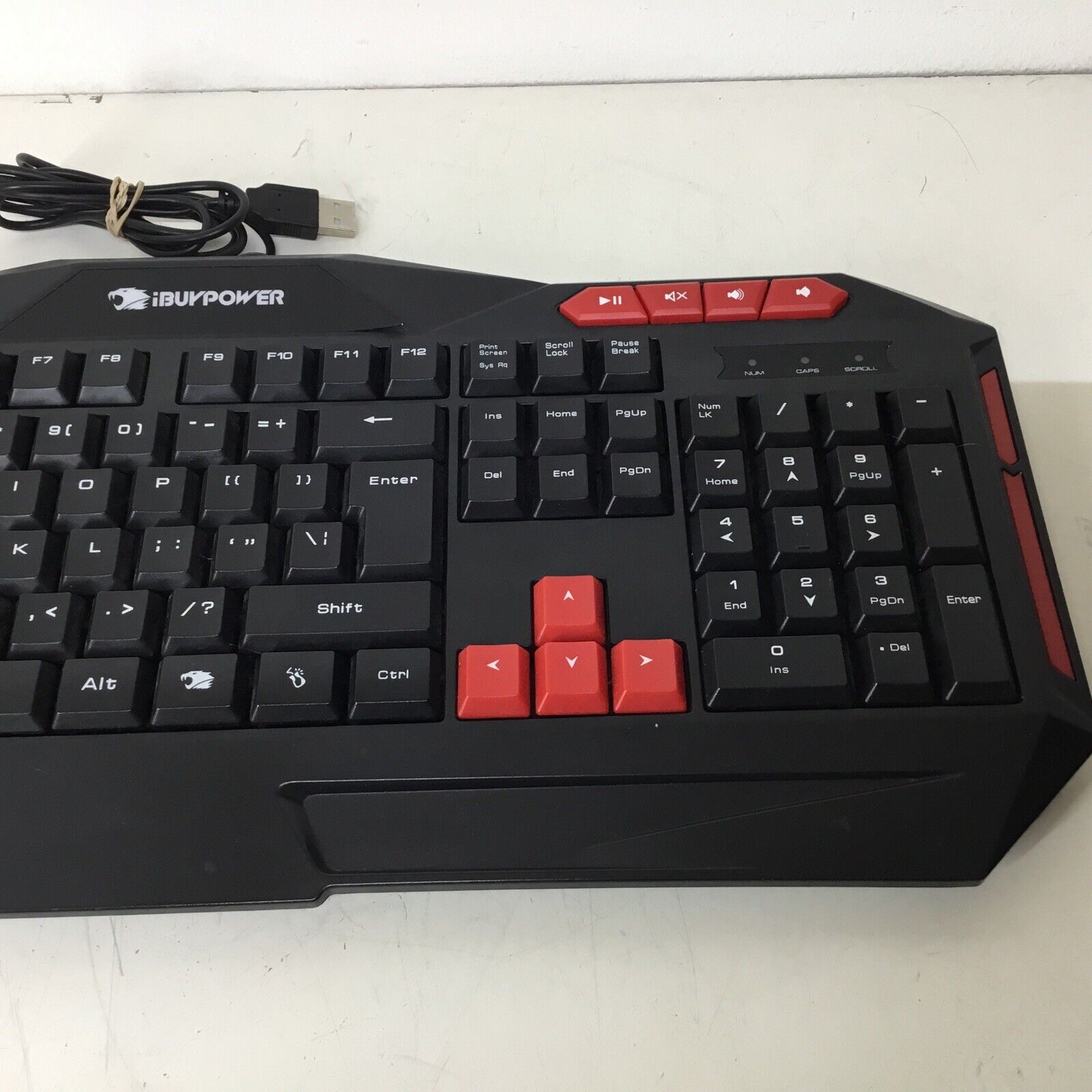 iBuyPower IBP-ARES E1 Gaming Keyboard Black & Red