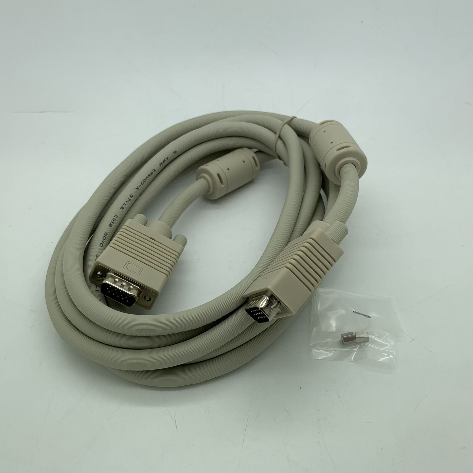 10ft 15-pin SVGA / VGA PC Computer Monitor Cable - Male To Male - 10 Feet Long